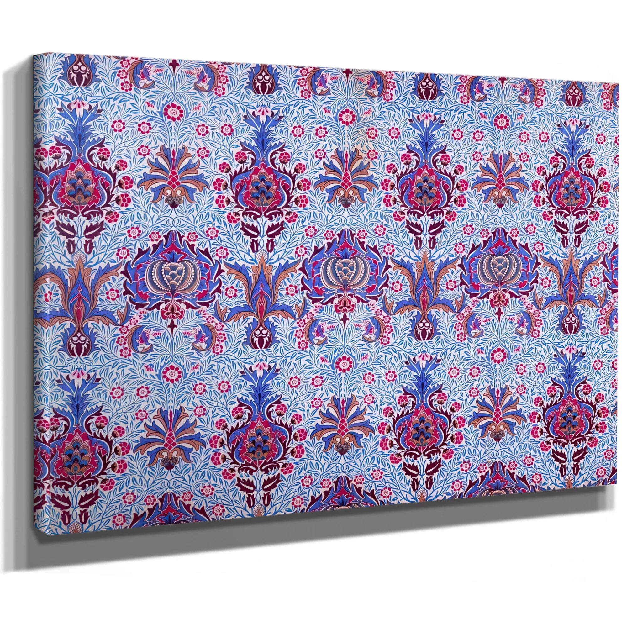 Floral Patterned Wallpaper By William Morris Fine Art Print