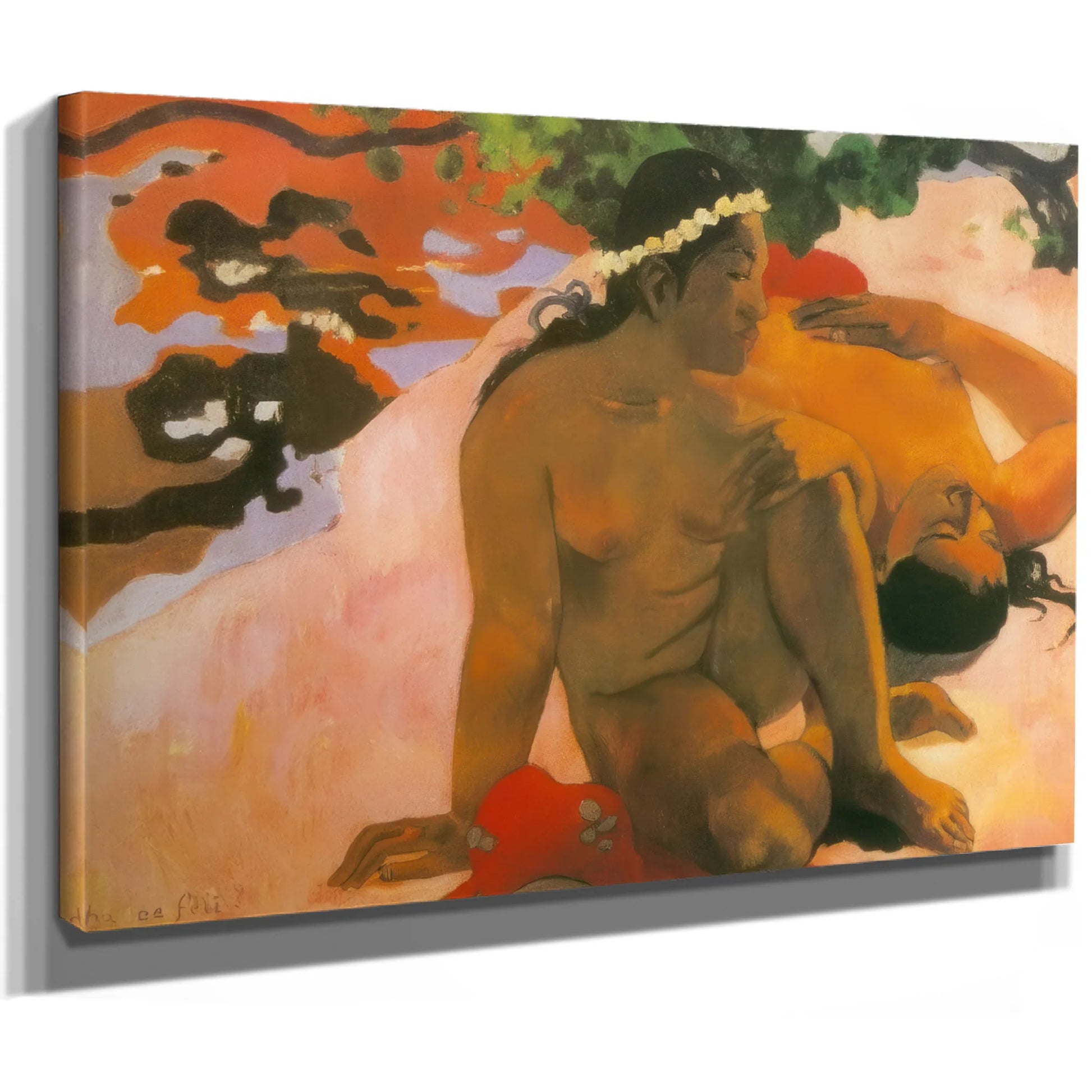 Aha Oe Feii ( What Are You Jealous) By Paul Gauguin Fine Art Print