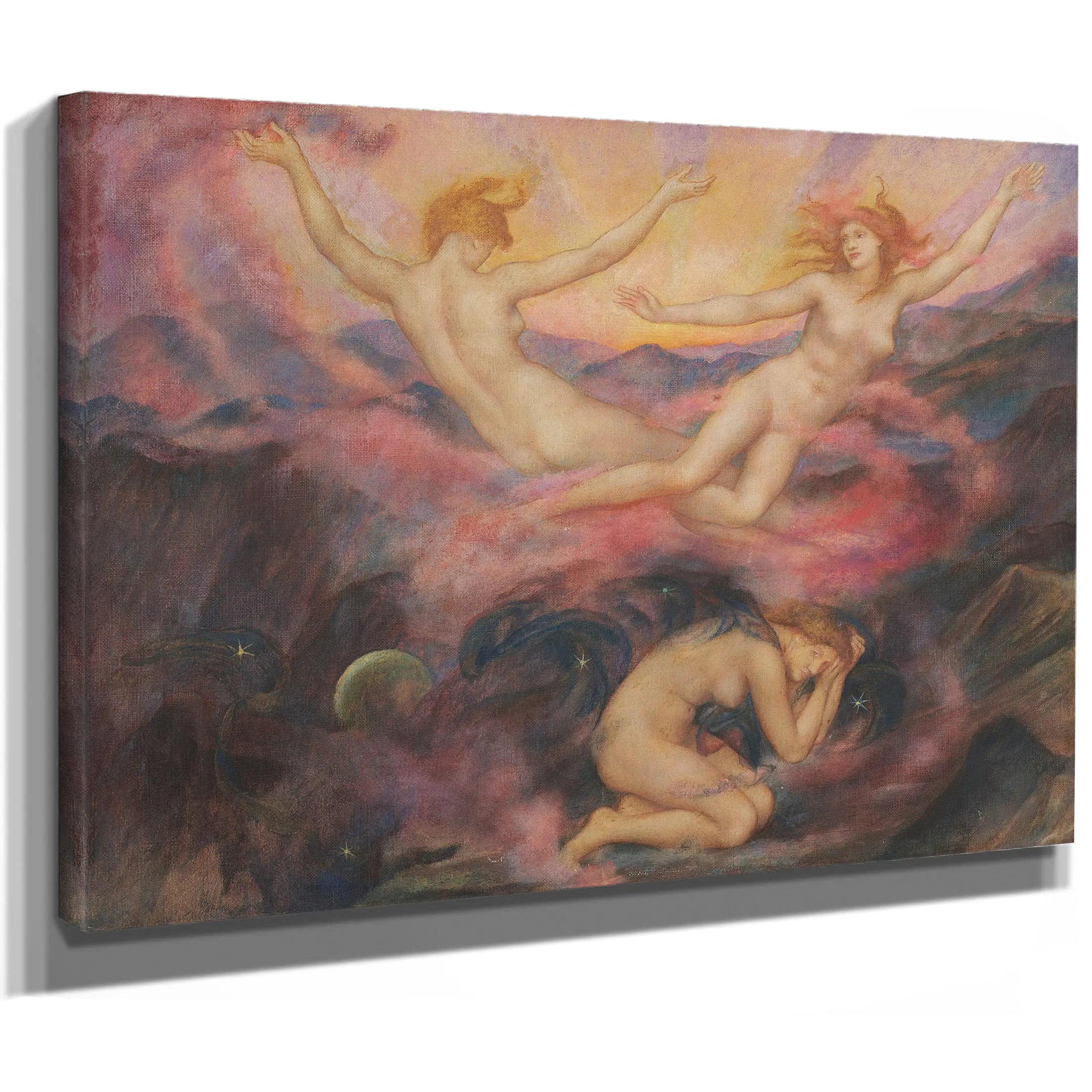 Night And Dawn by Evelyn De Morgan