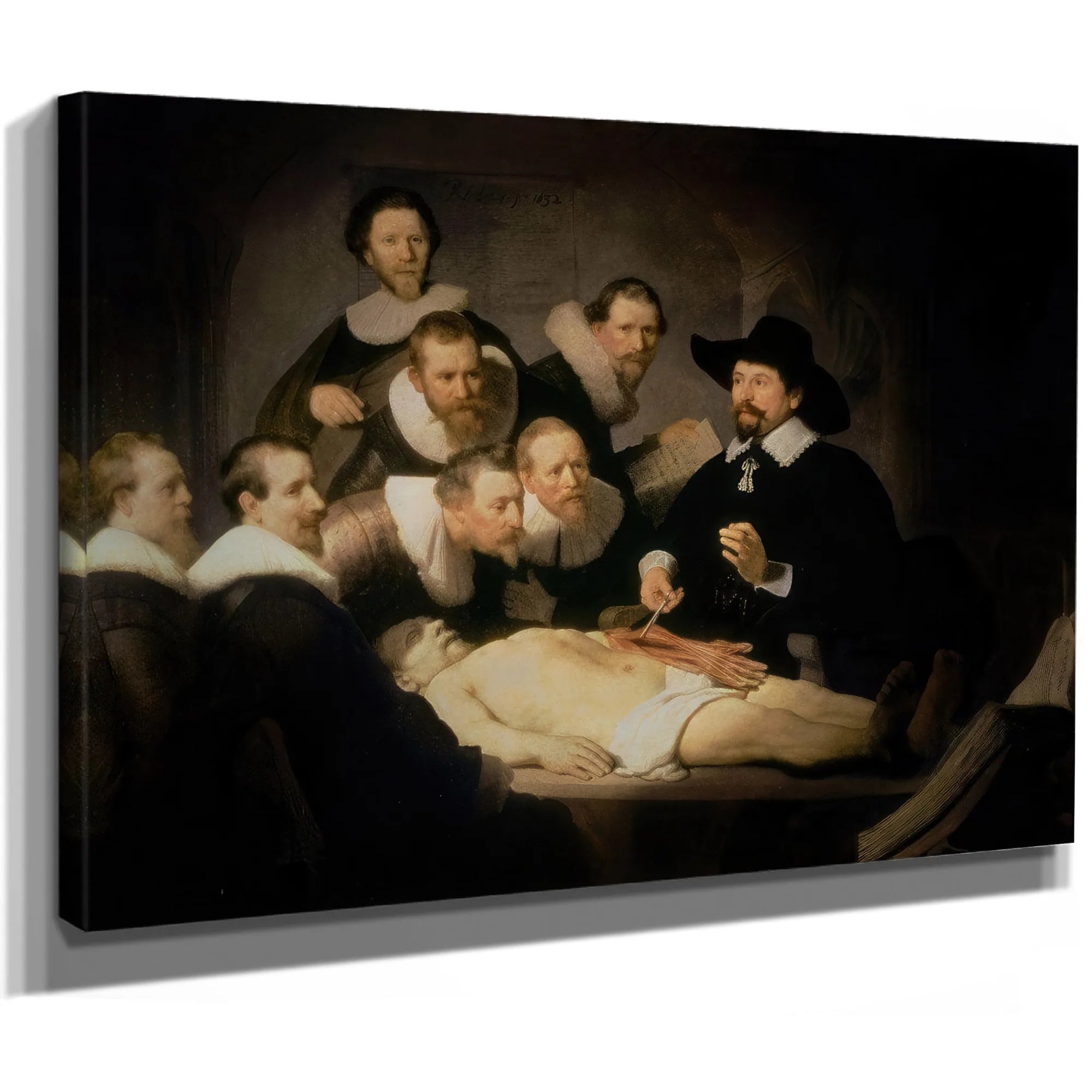 The Anatomy Lesson Of Dr. Nicolaes Tulp By Rembrandt Fine Art Print