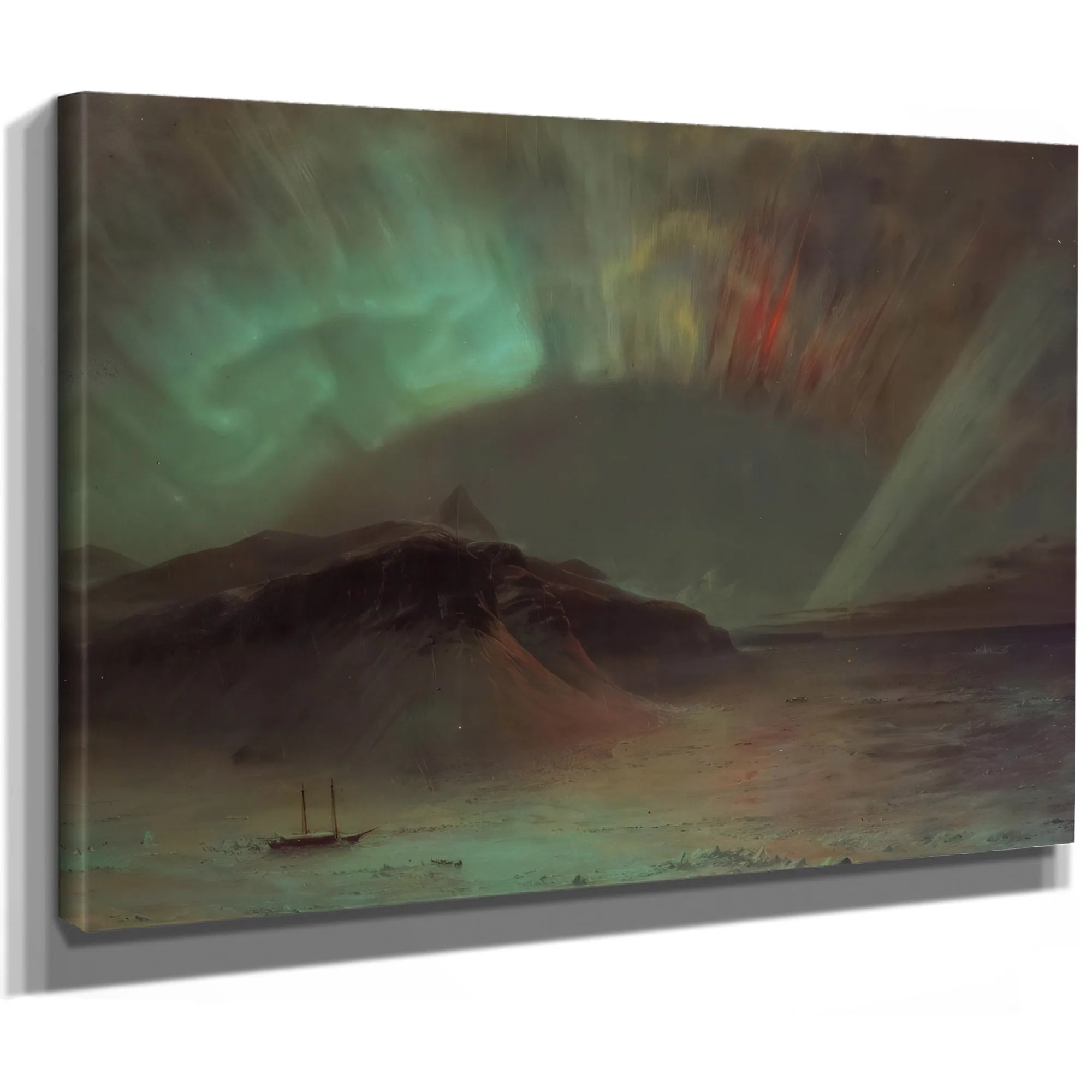 Aurora Borealis By Frederic Edwin Church Fine Art Print