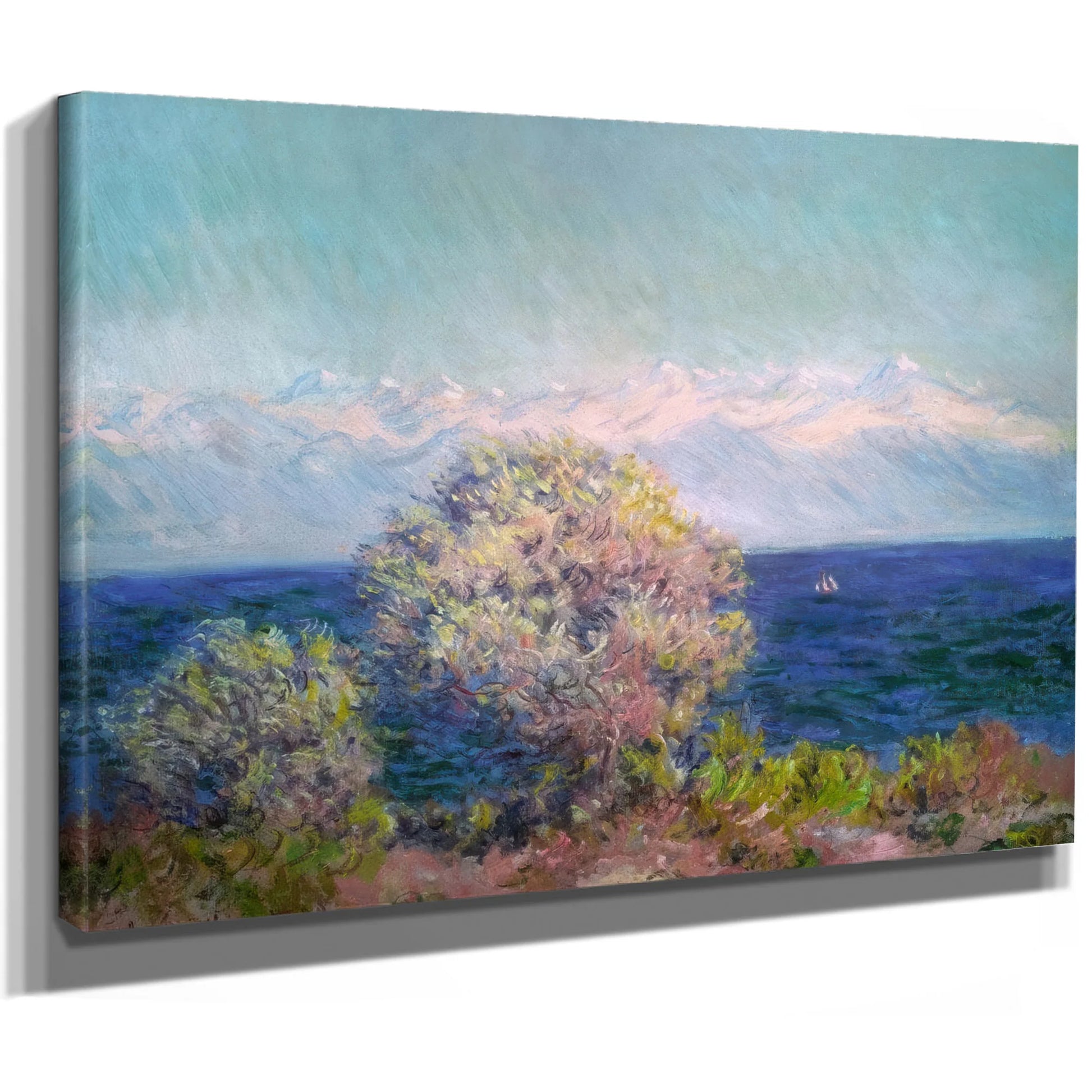 Cap D'antibes Mistral By Claude Monet Fine Art Print