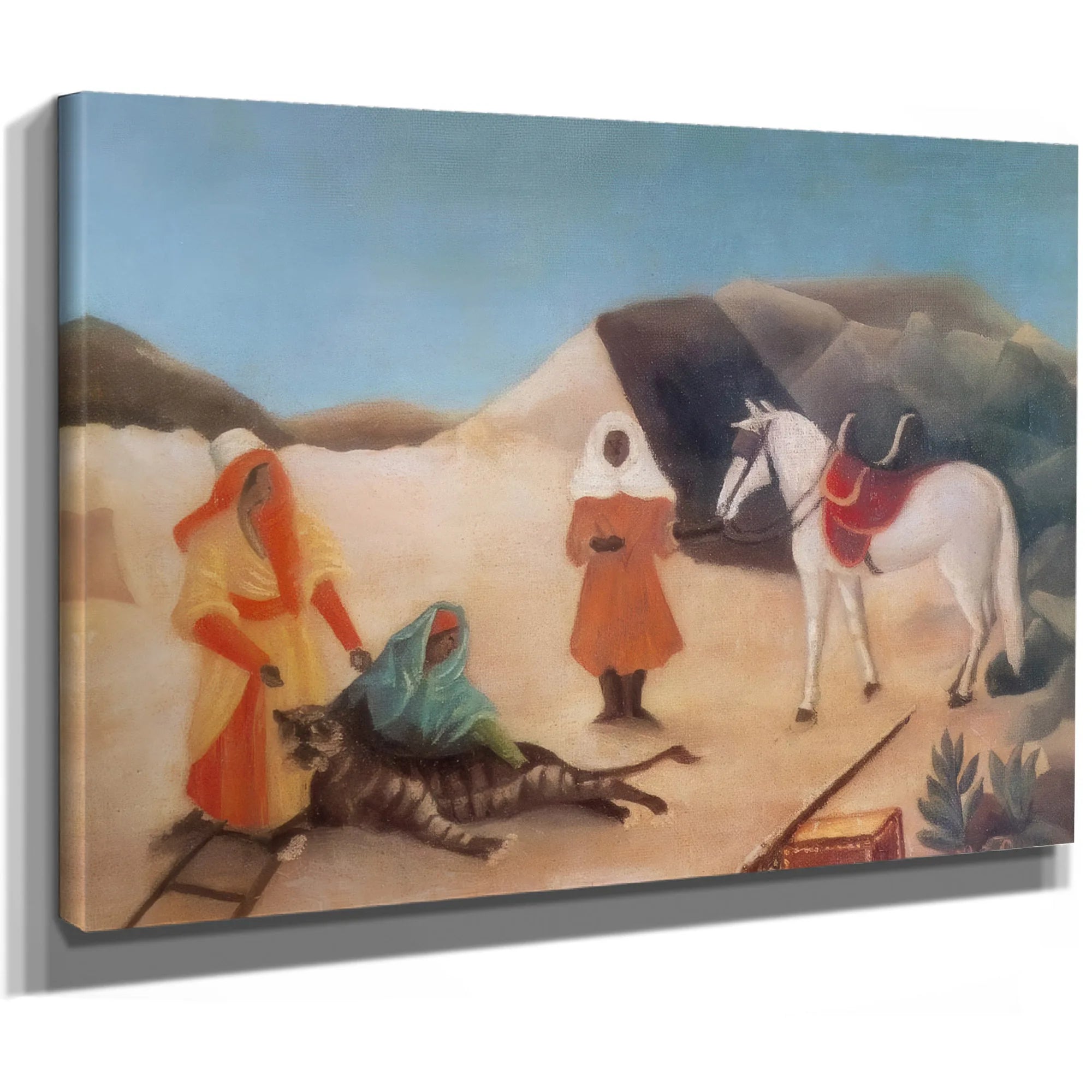 Tiger Hunt About 1904 By Henri Rousseau Fine Art Print