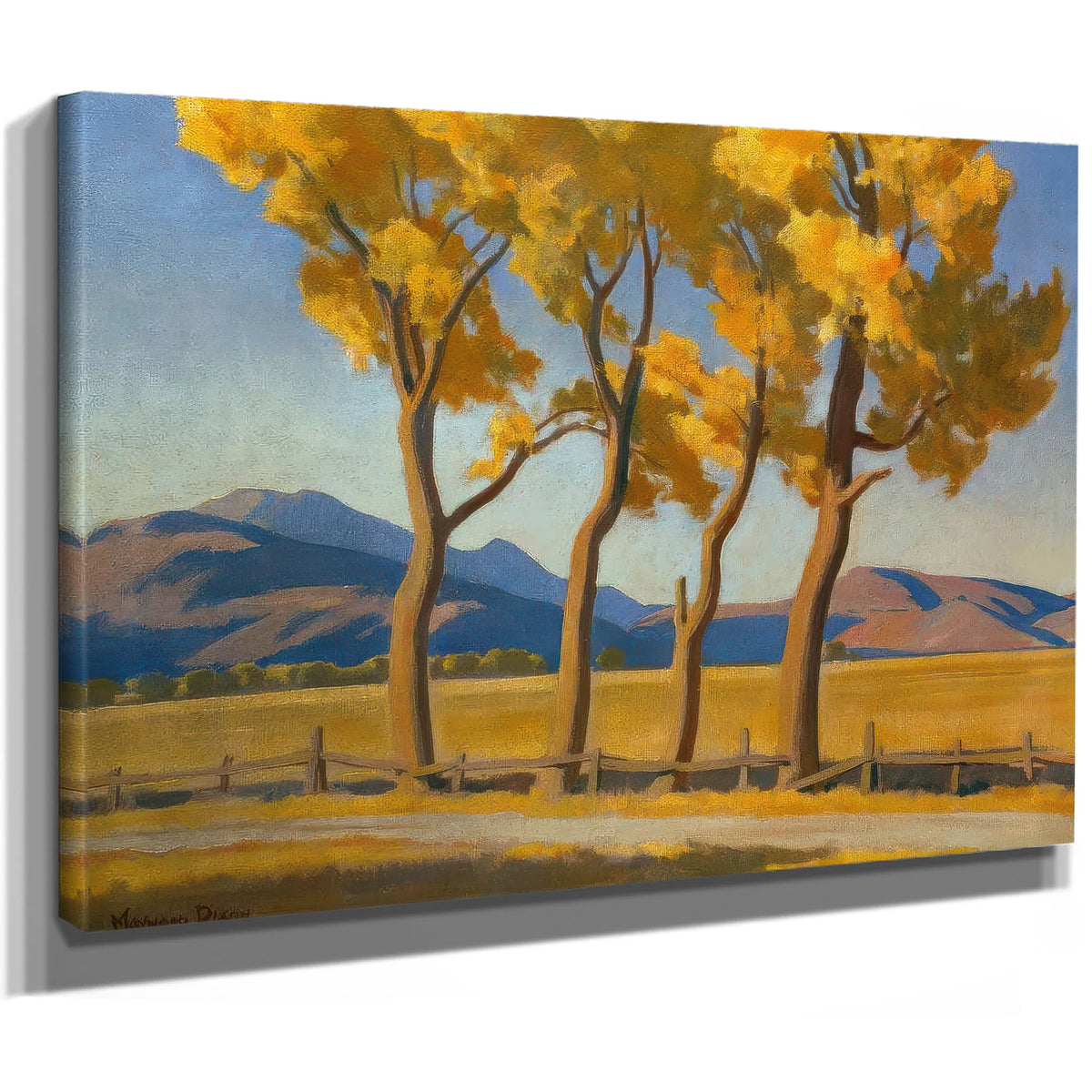 Four In October By Maynard Dixon Fine Art Print