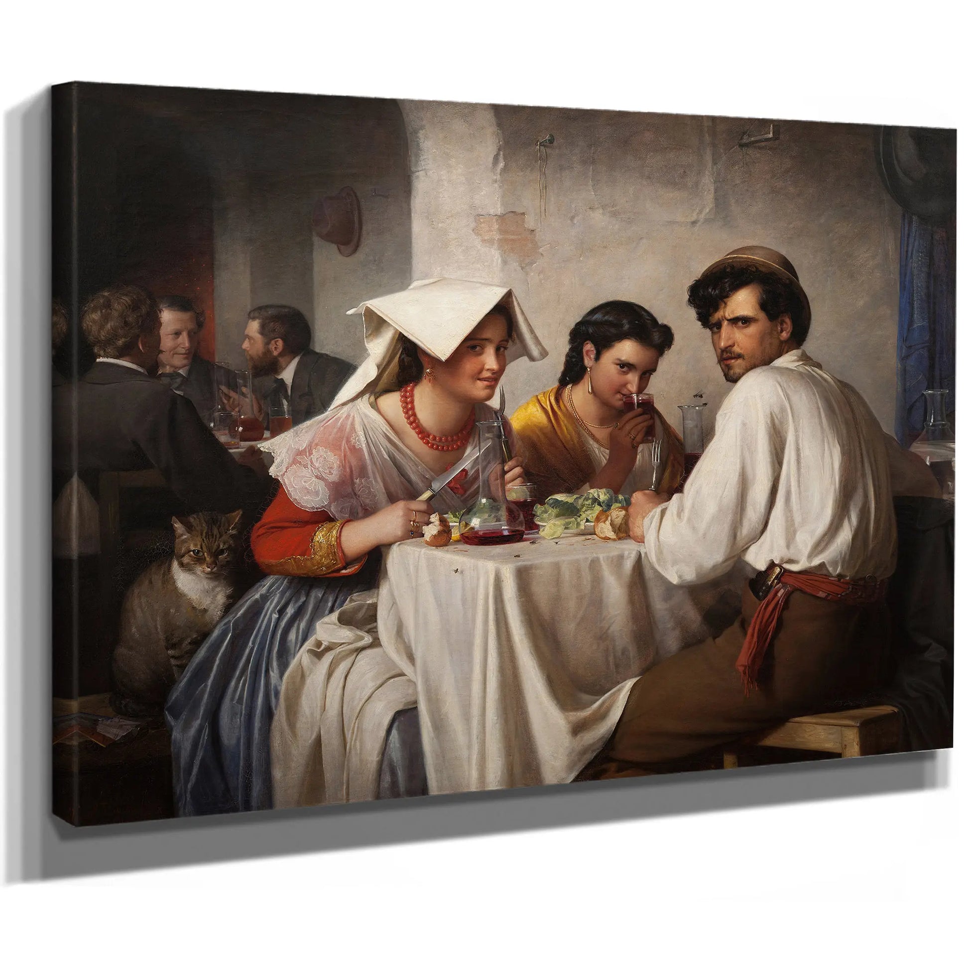 In A Roman Osteria by Carl Bloch