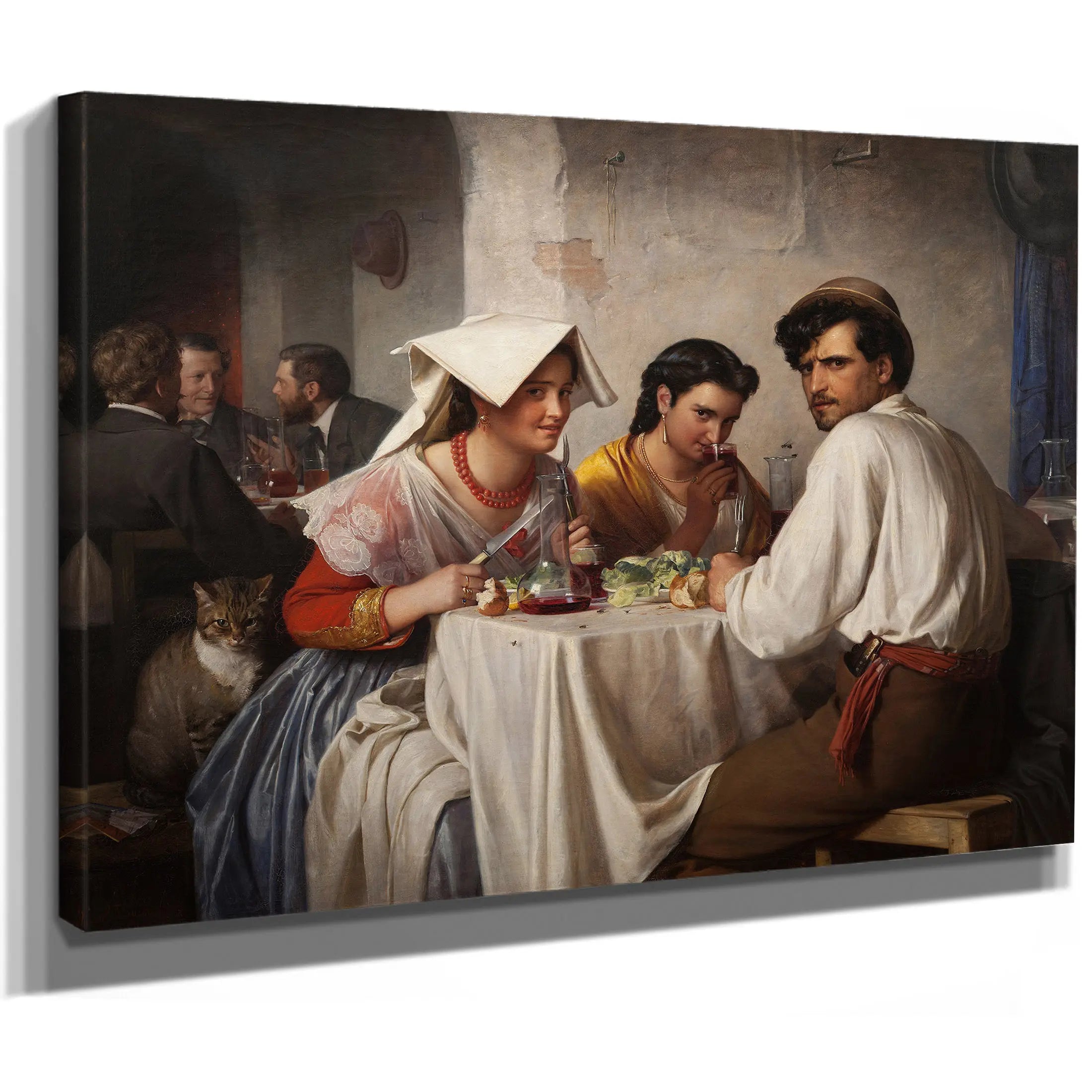In A Roman Osteria by Carl Bloch