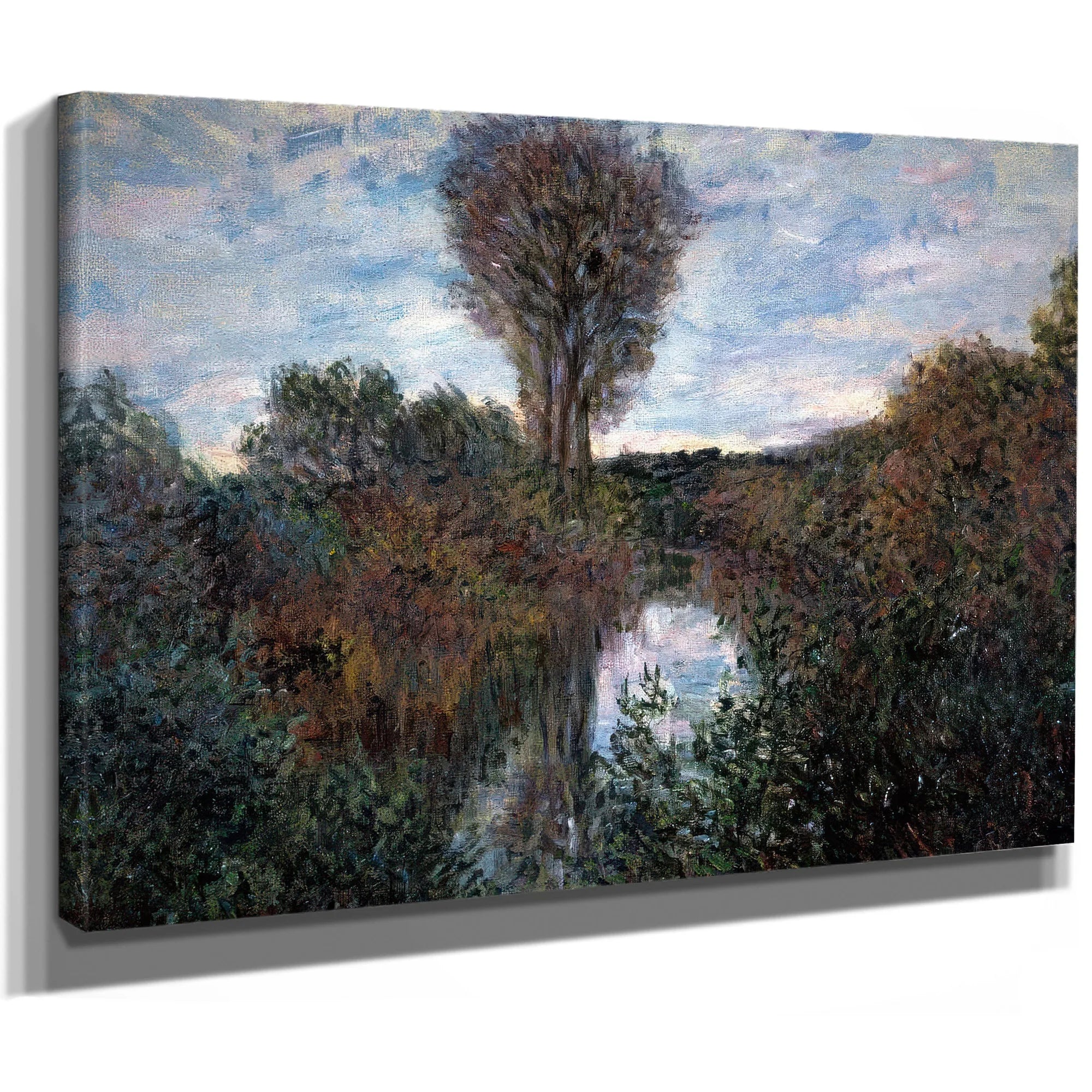 Small Bend In The Seine By Claude Monet Fine Art Print
