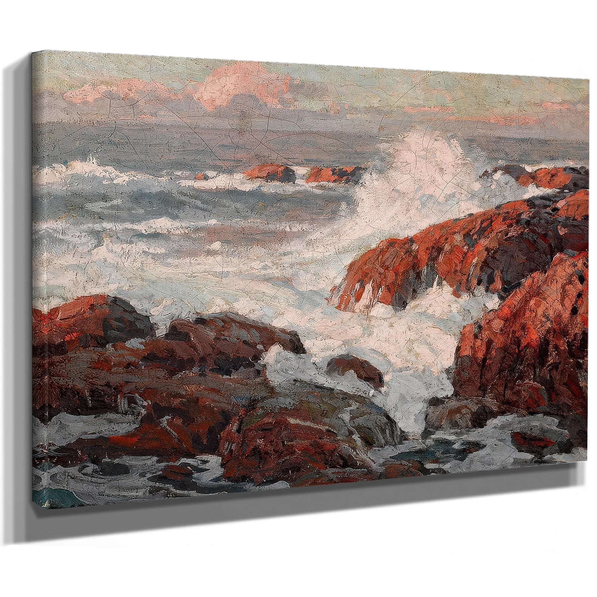 Crashing Waves By Edgar Payne Fine Art Print