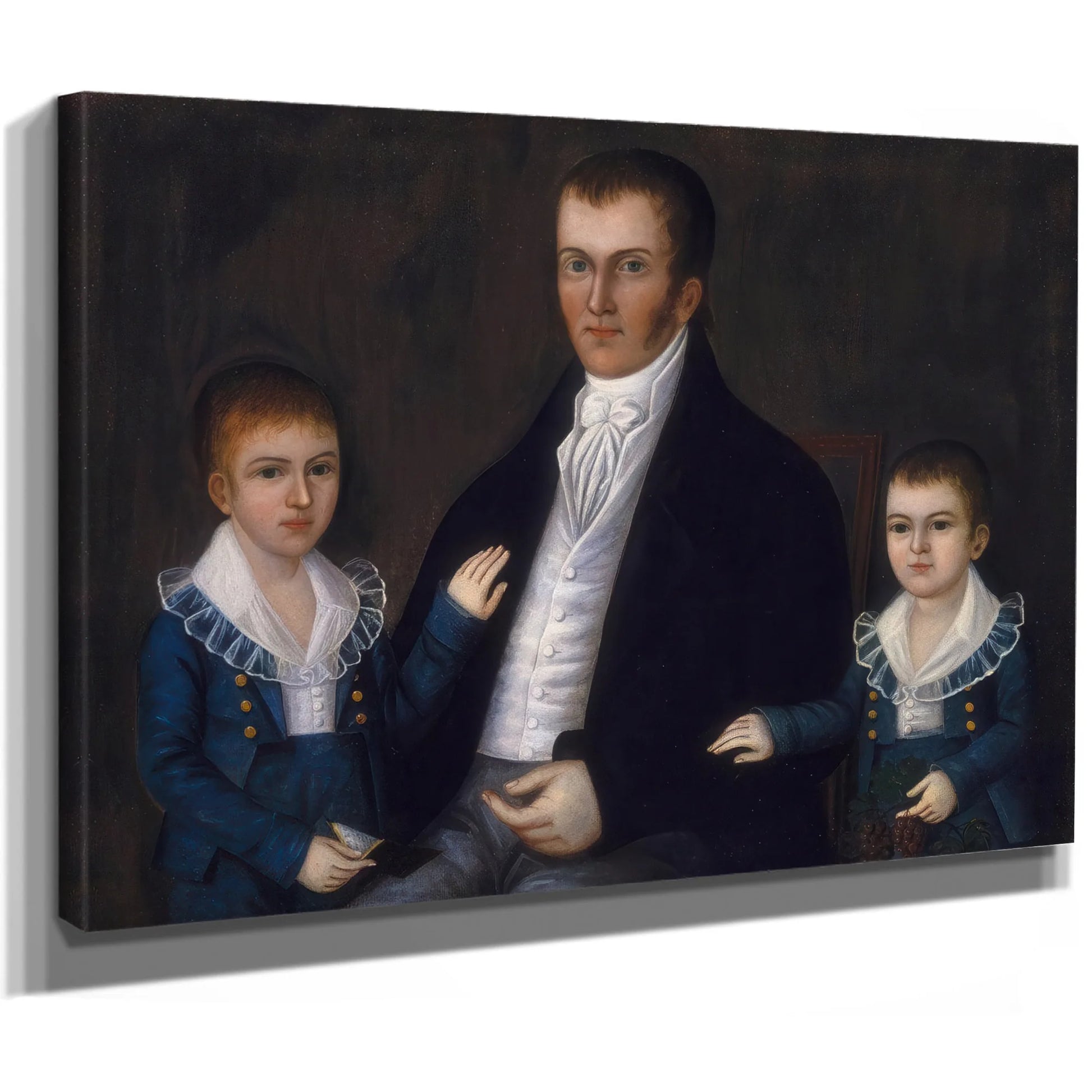 John Jacob Anderson And Sons John And Edward 1815 By Joshua Johnson Fine Art Print