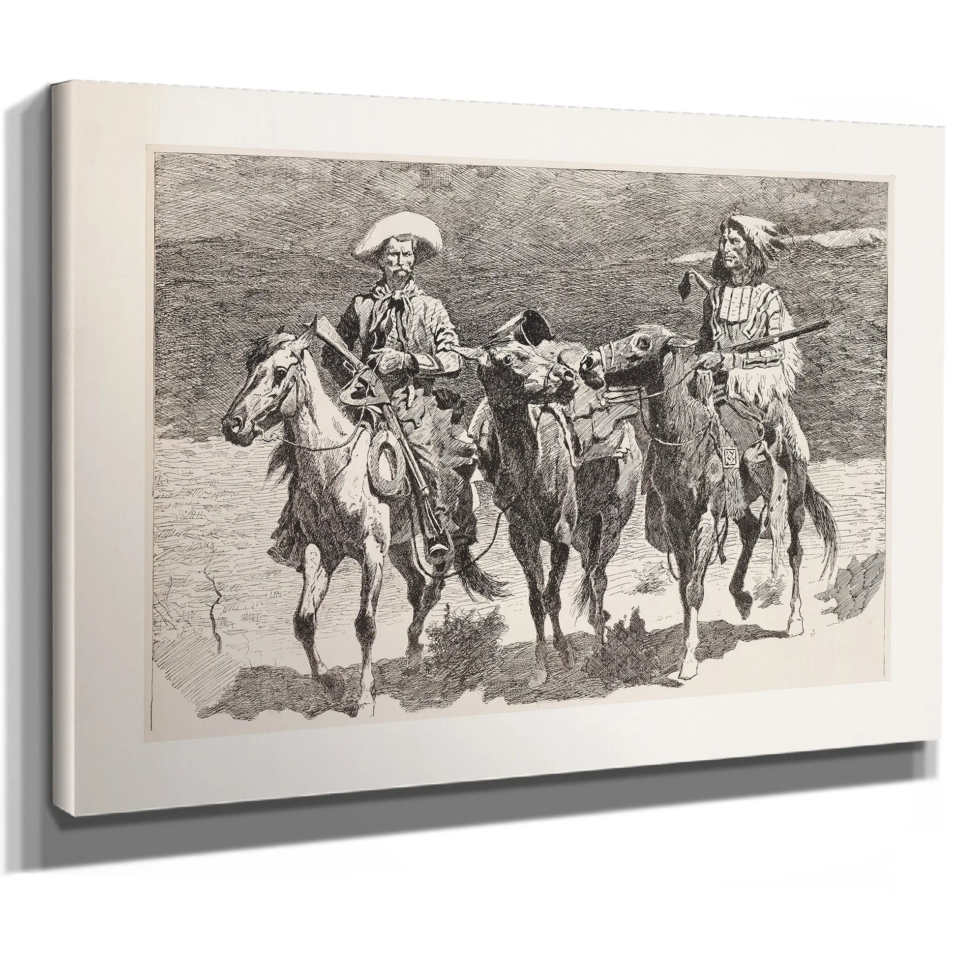 Questionable Companionship by Frederic Remington