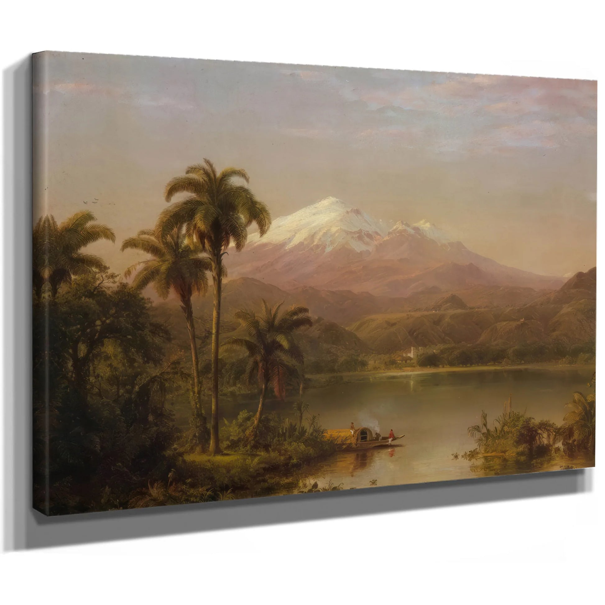 Tacama Palms By Frederic Edwin Church Fine Art Print