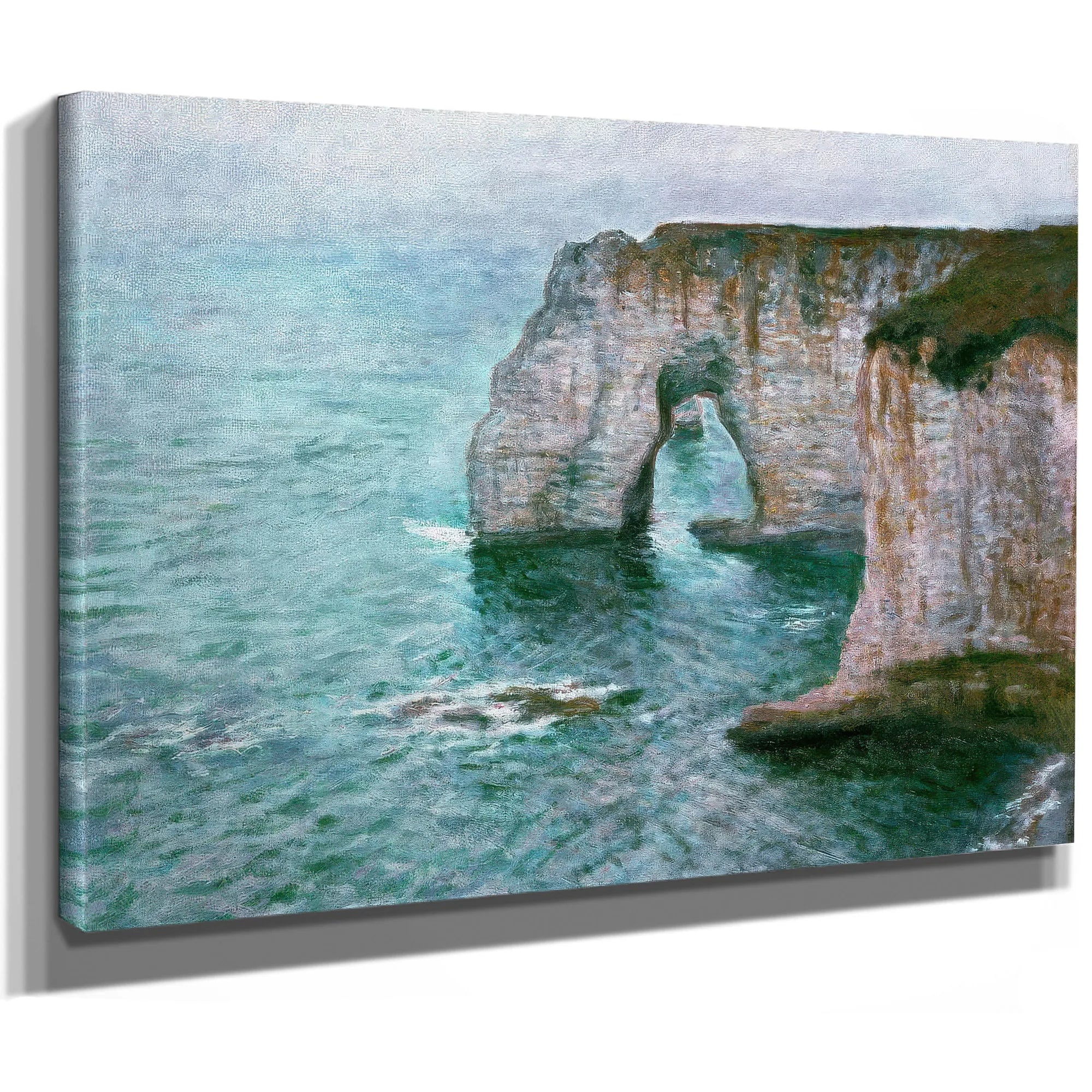 The Manne Porte At Etretat By Claude Monet Fine Art Print