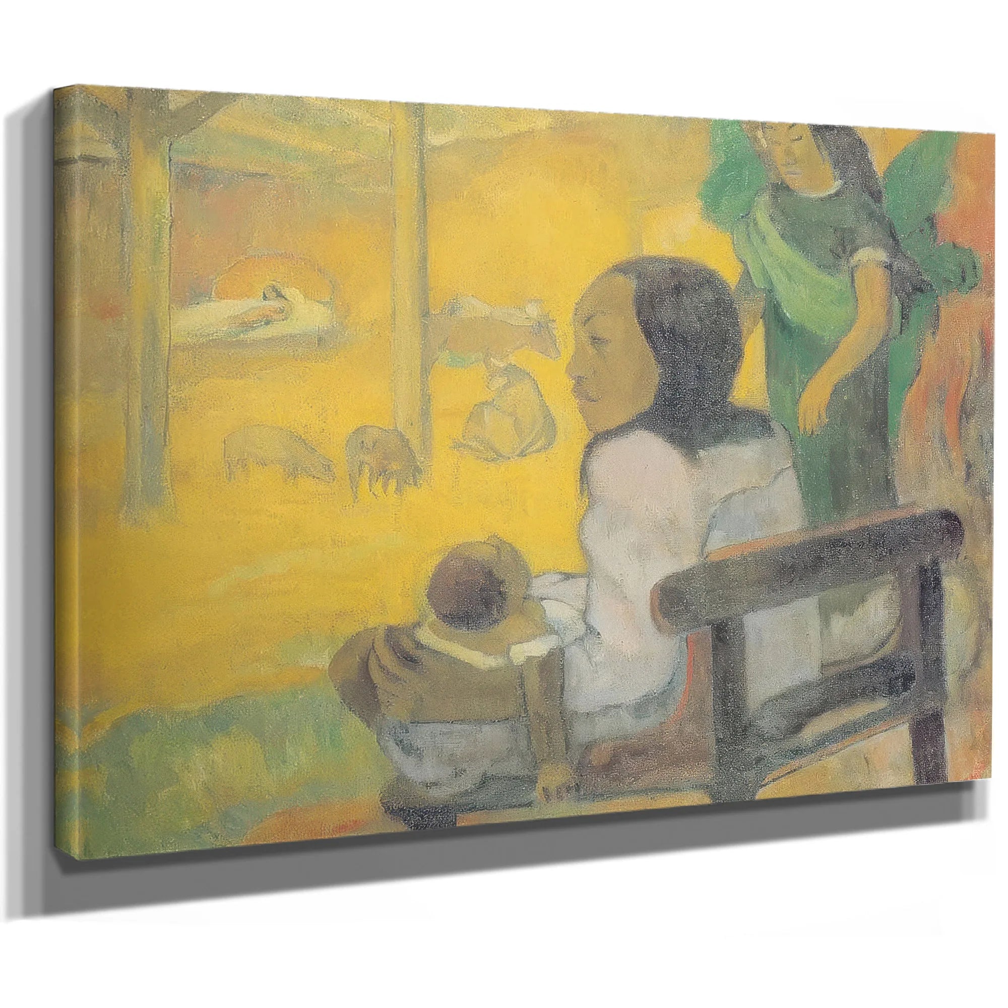 Be Be ( The Nativity) By Paul Gauguin Fine Art Print