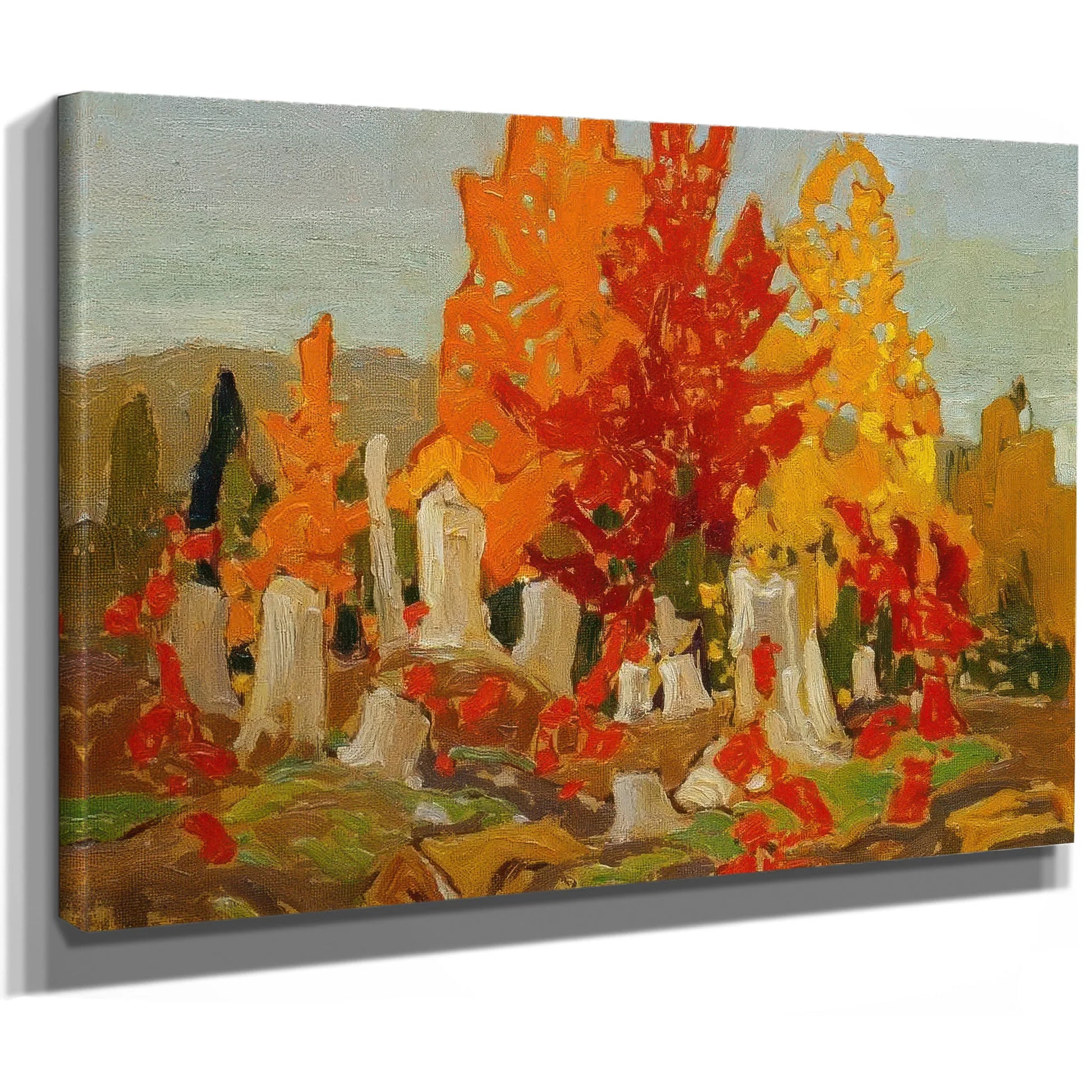 Red Maples By Frank Carmichael Fine Art Print