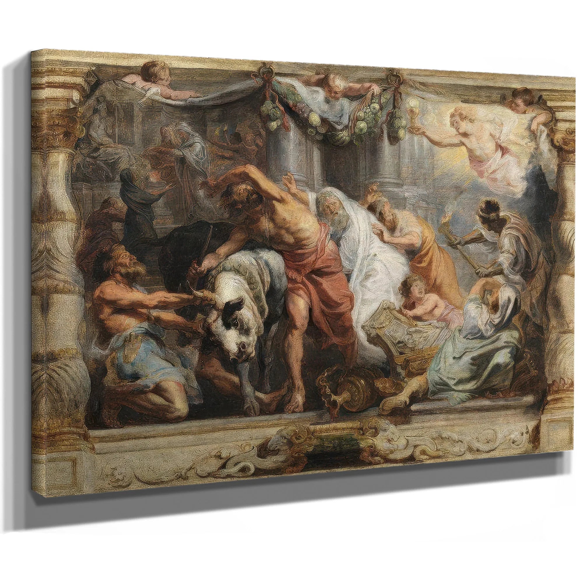 The Triumph Of The Eucharist Over Idolatry By Peter Paul Rubens Fine Art Print