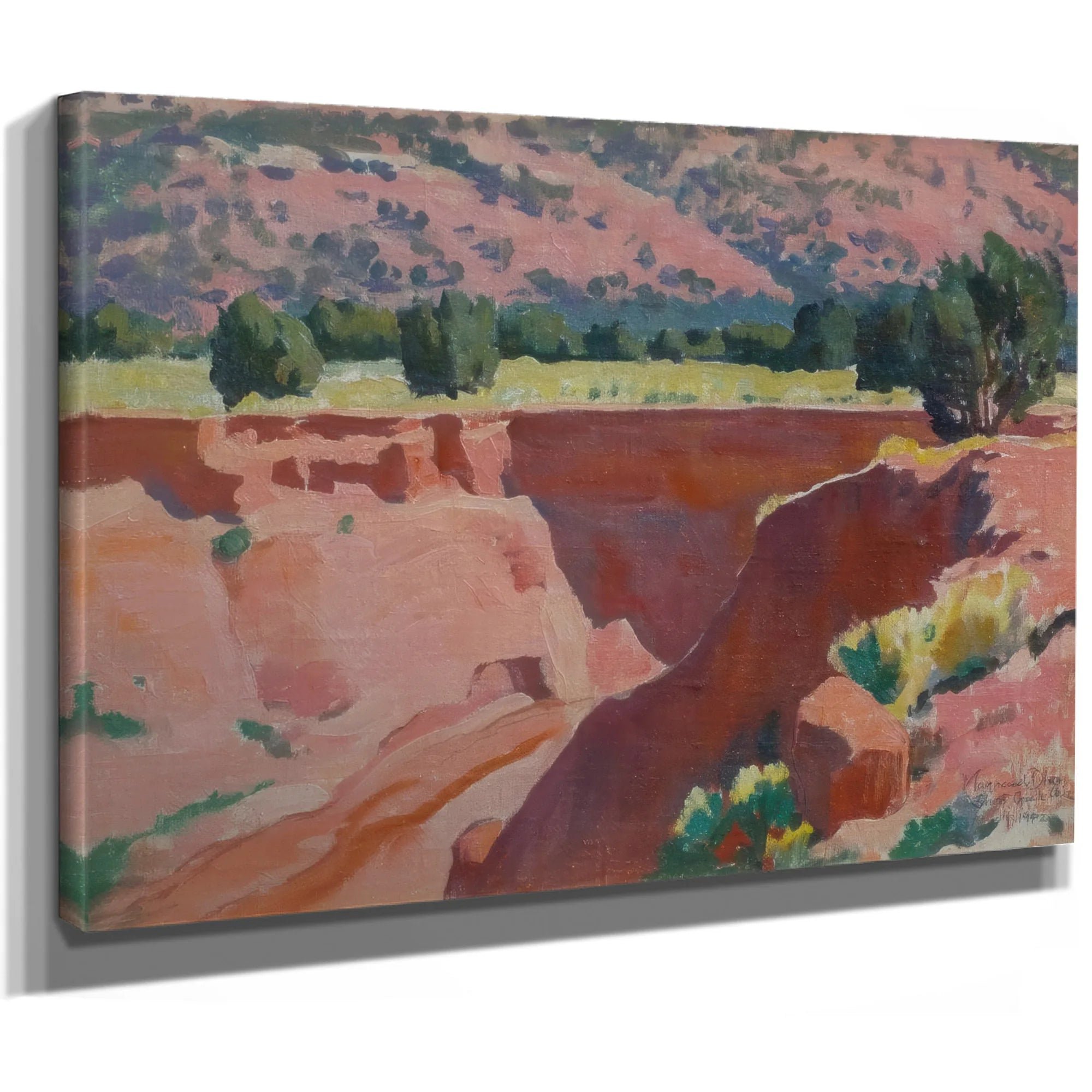 Gorge At Short Creek By Maynard Dixon Fine Art Print