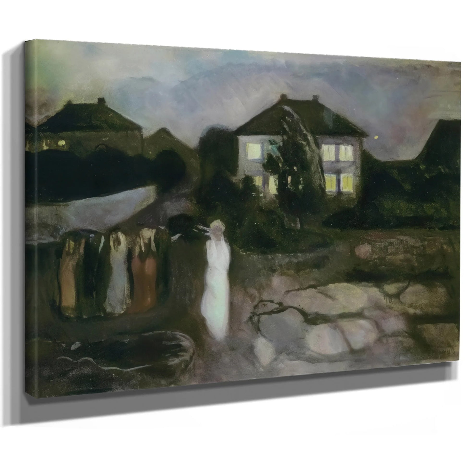 Stormy Night 1893 By Edvard Munch Fine Art Print