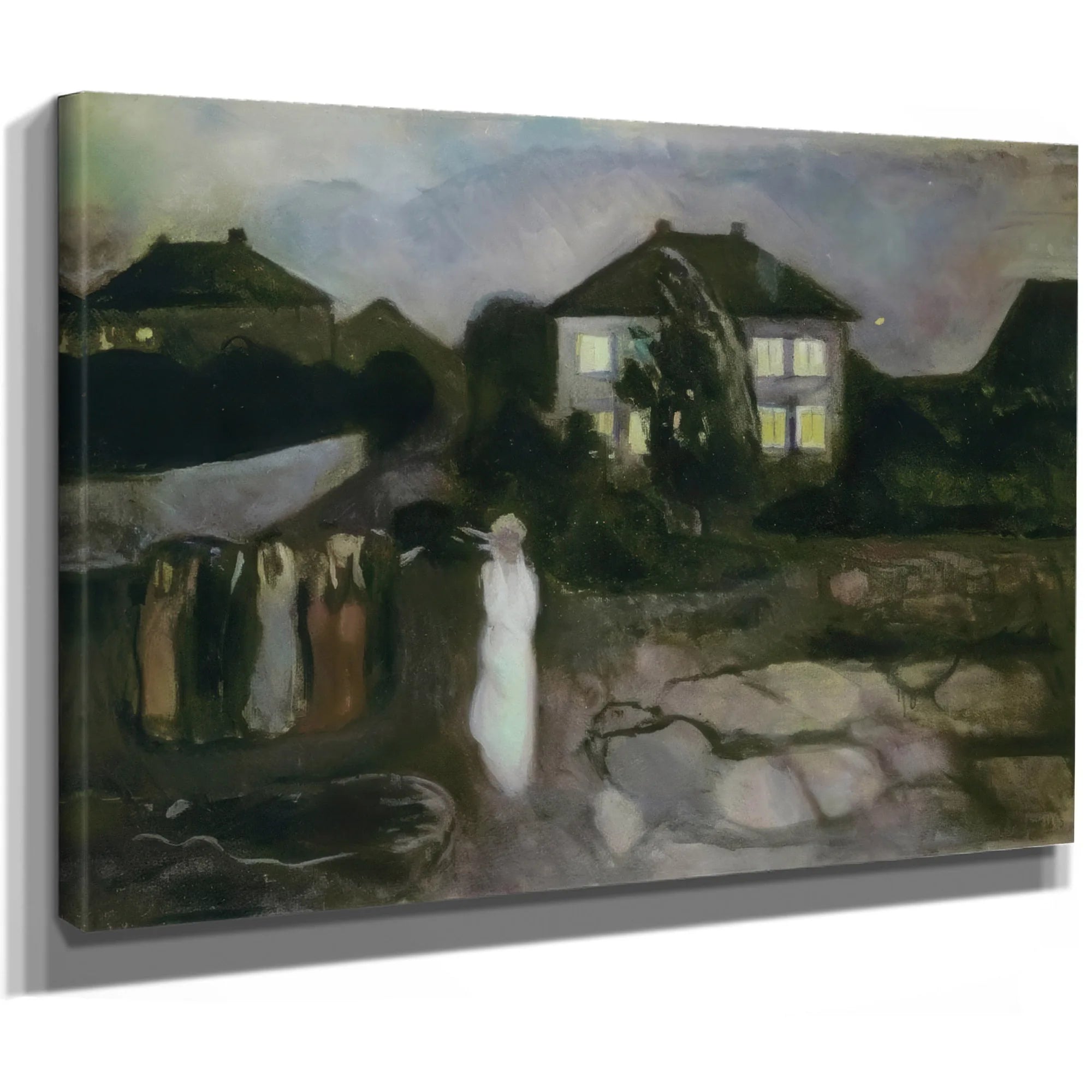 Stormy Night 1893 By Edvard Munch Fine Art Print