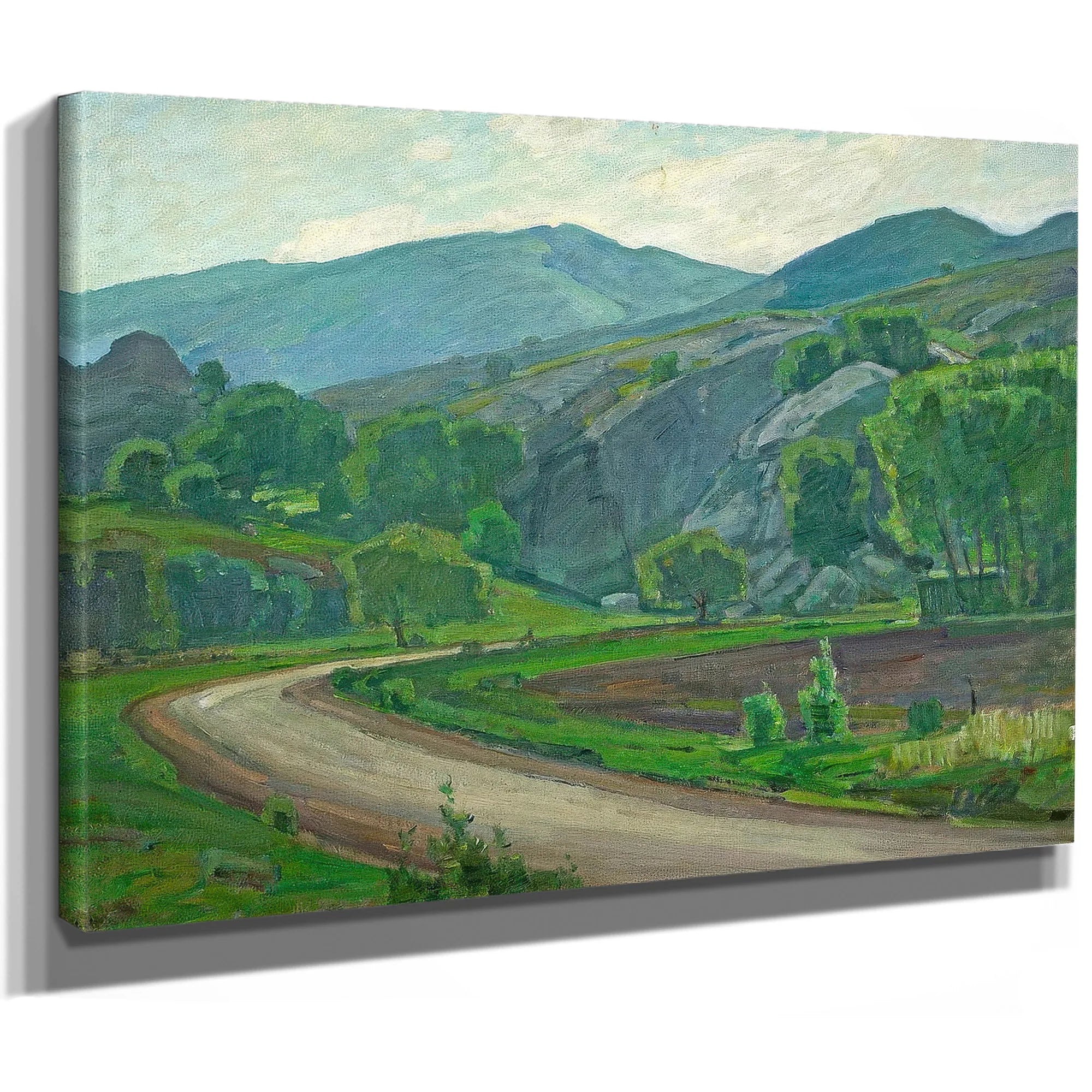 El Toro Road At Laguna Beach By William Wendt Fine Art Print