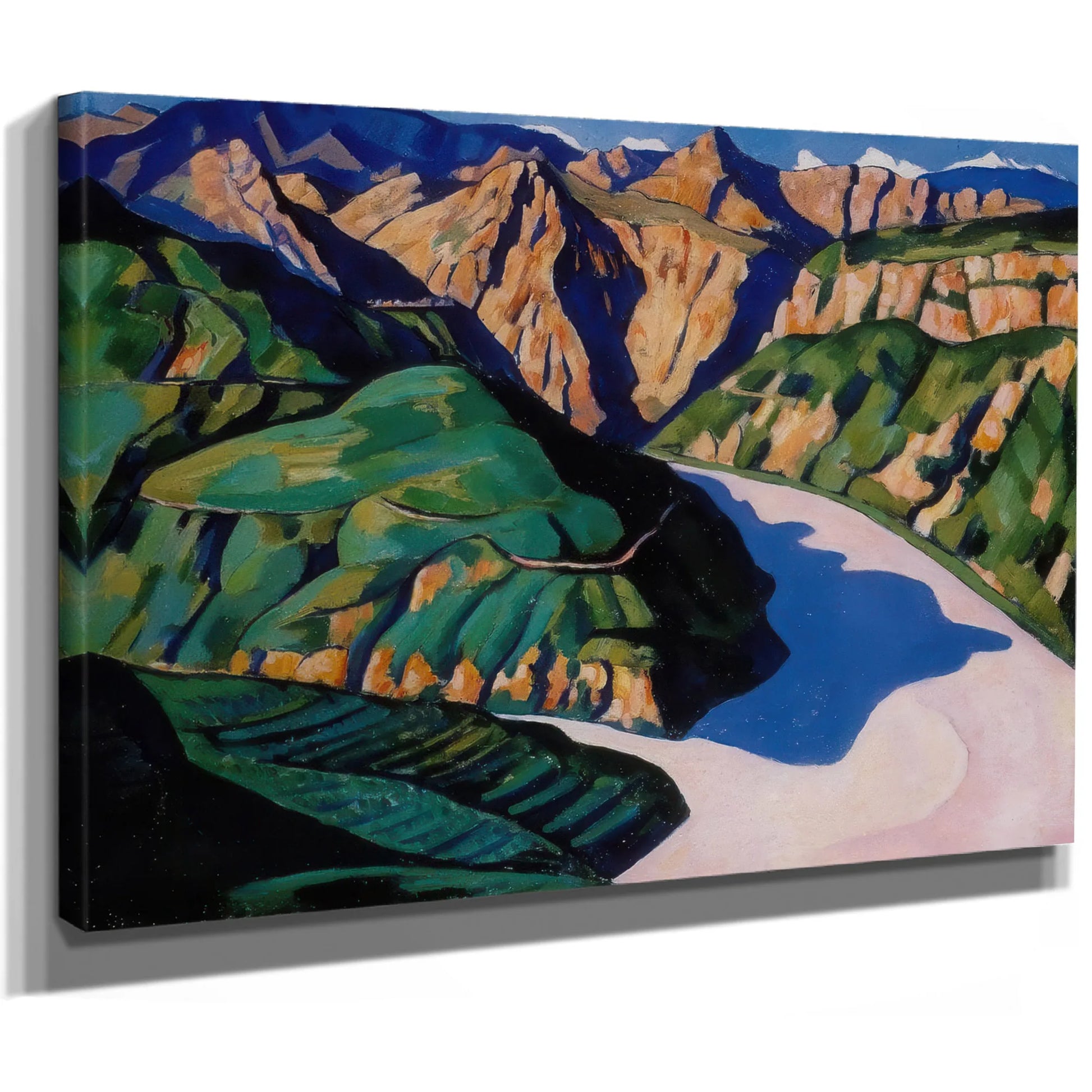 Landscape Vence By Marsden Hartley Fine Art Print