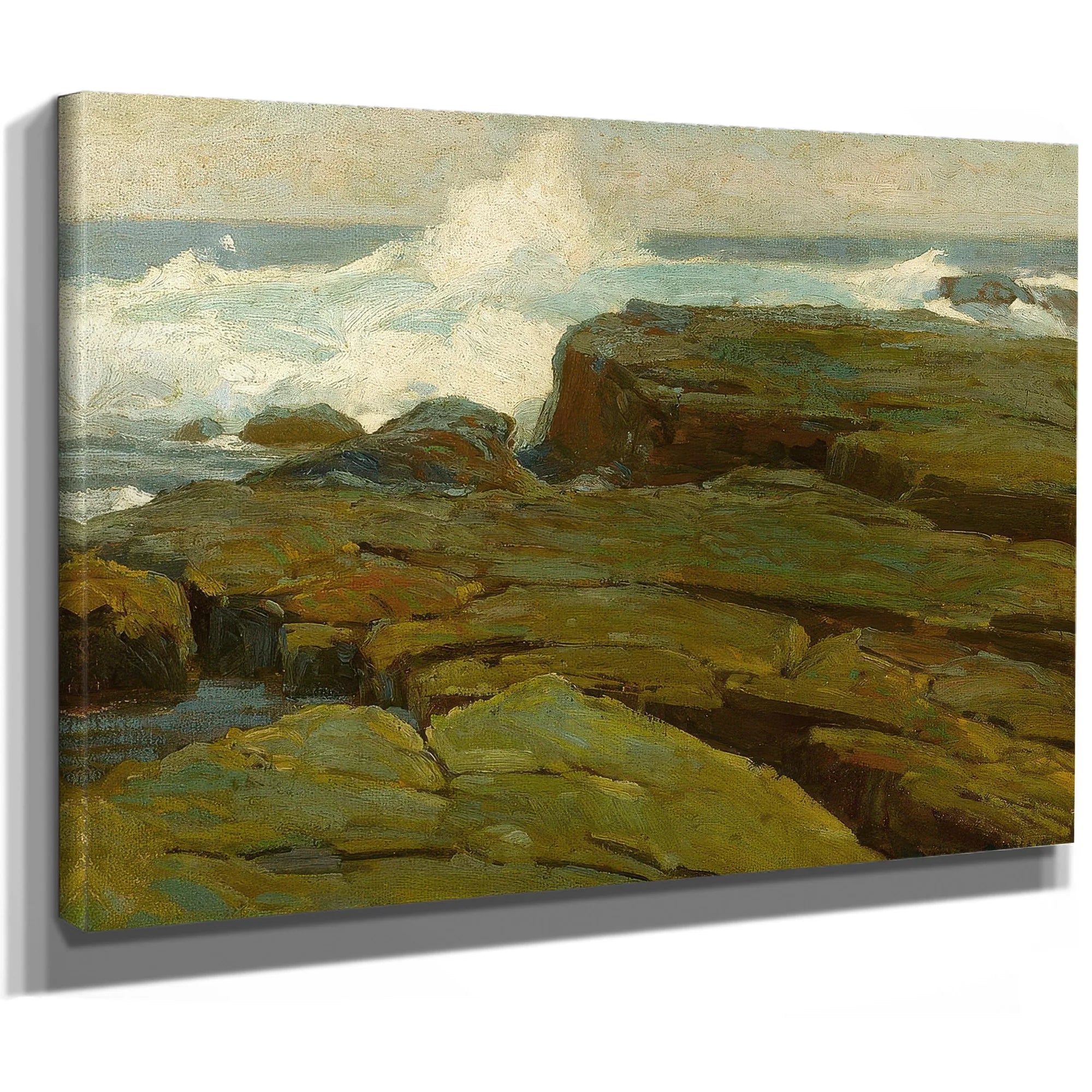 Rocks And Sea By Edgar Payne Fine Art Print