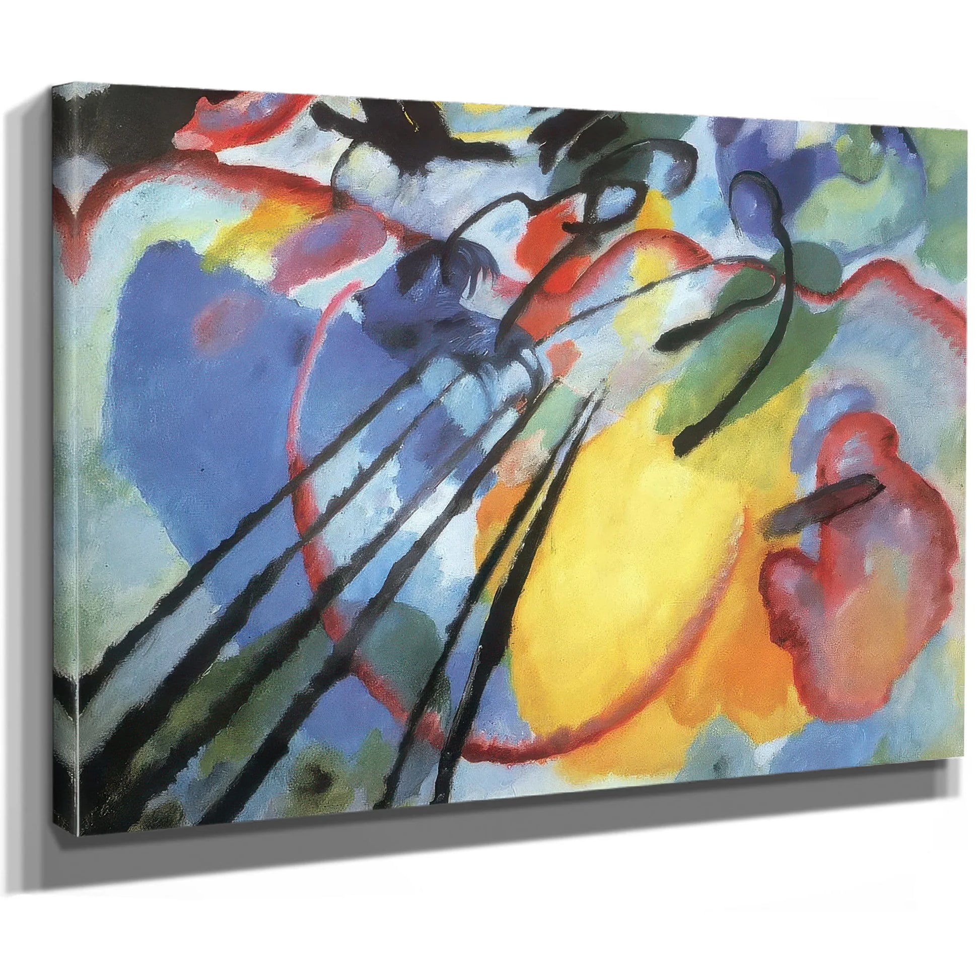 Improvisation 26 ( Oars) 1912 By Wassily Kandinsky Fine Art Print