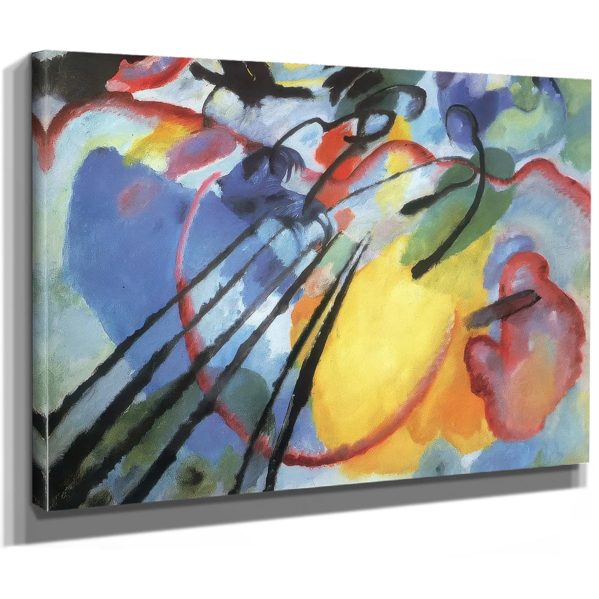 Improvisation 26 ( Oars) 1912 By Wassily Kandinsky Fine Art Print