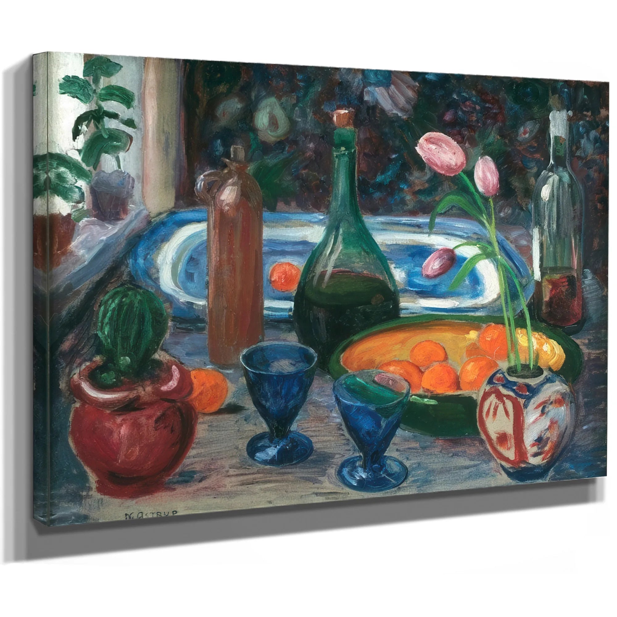 Sketch For Still Life By Nicolai Astrup Fine Art Print