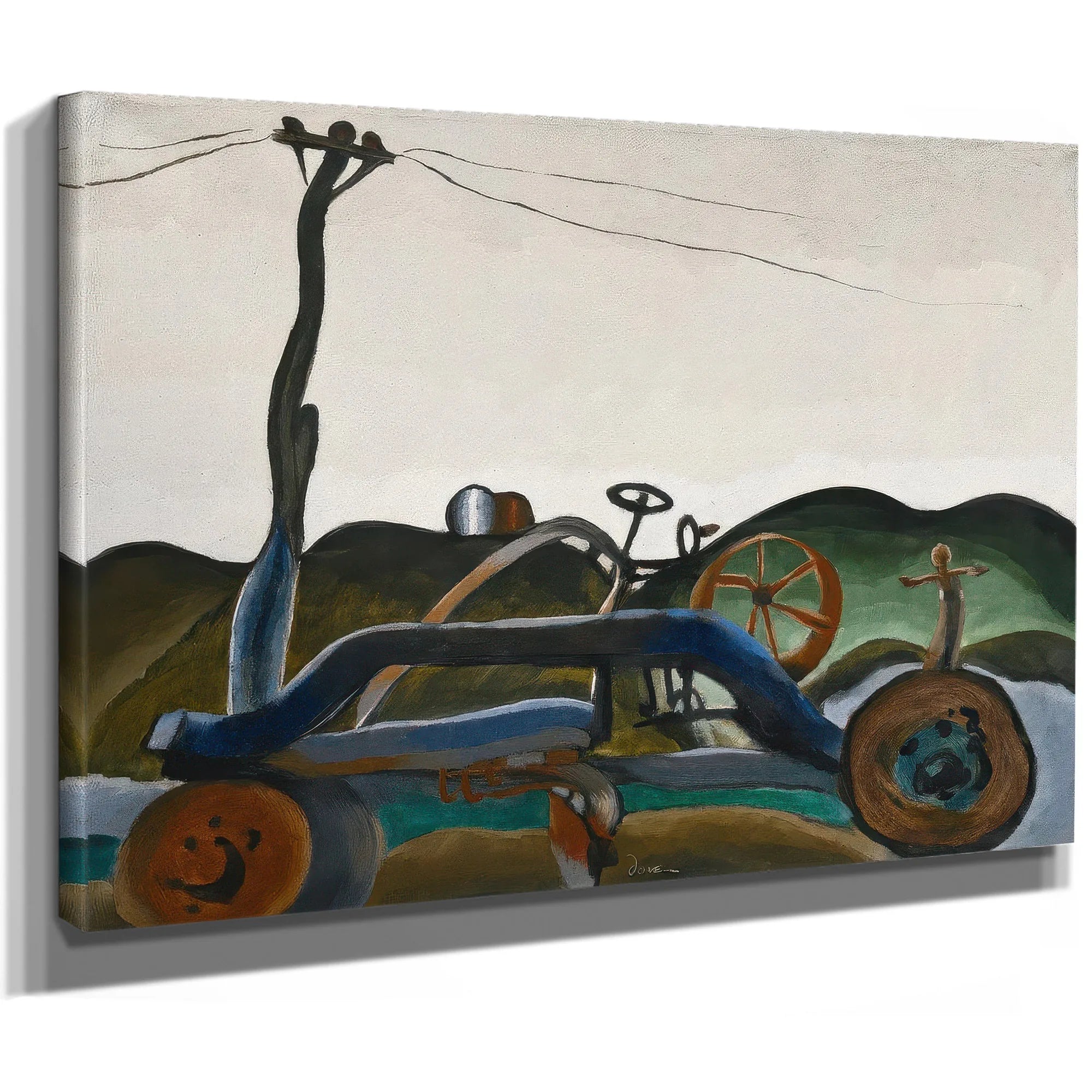 Town Scraper By Arthur Dove Fine Art Print