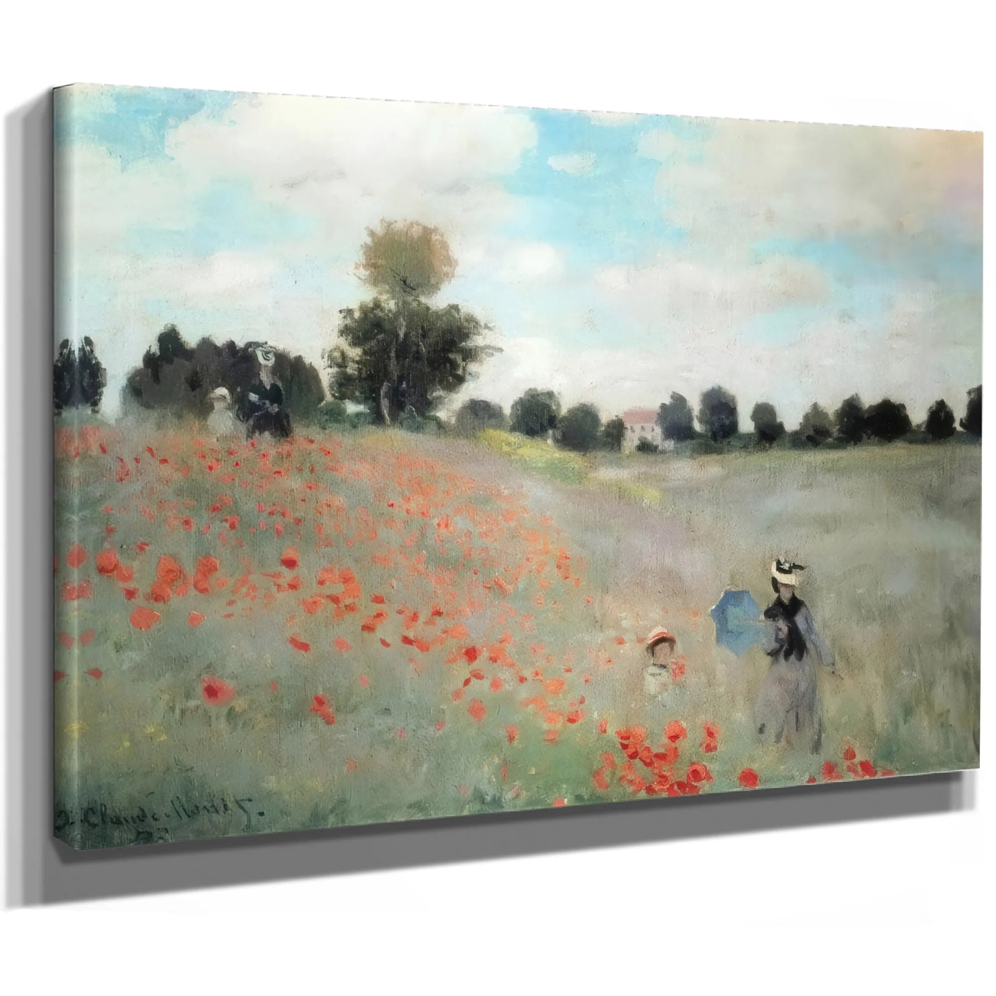 Poppies At Argenteuil By Claude Monet Fine Art Print