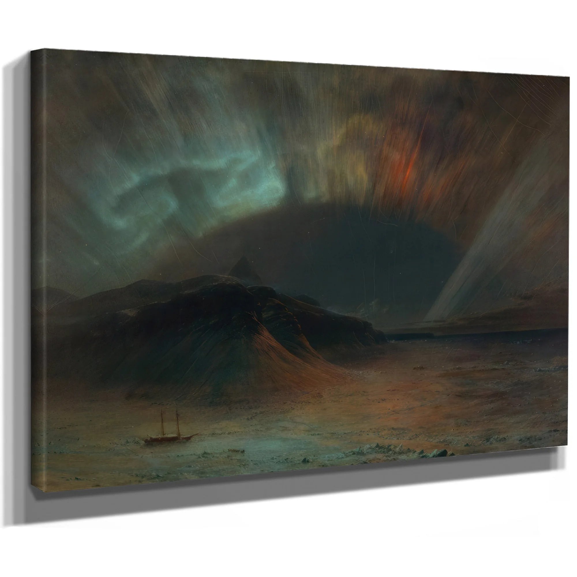 Aurora Borealis 1865 By Frederic Edwin Church Fine Art Print