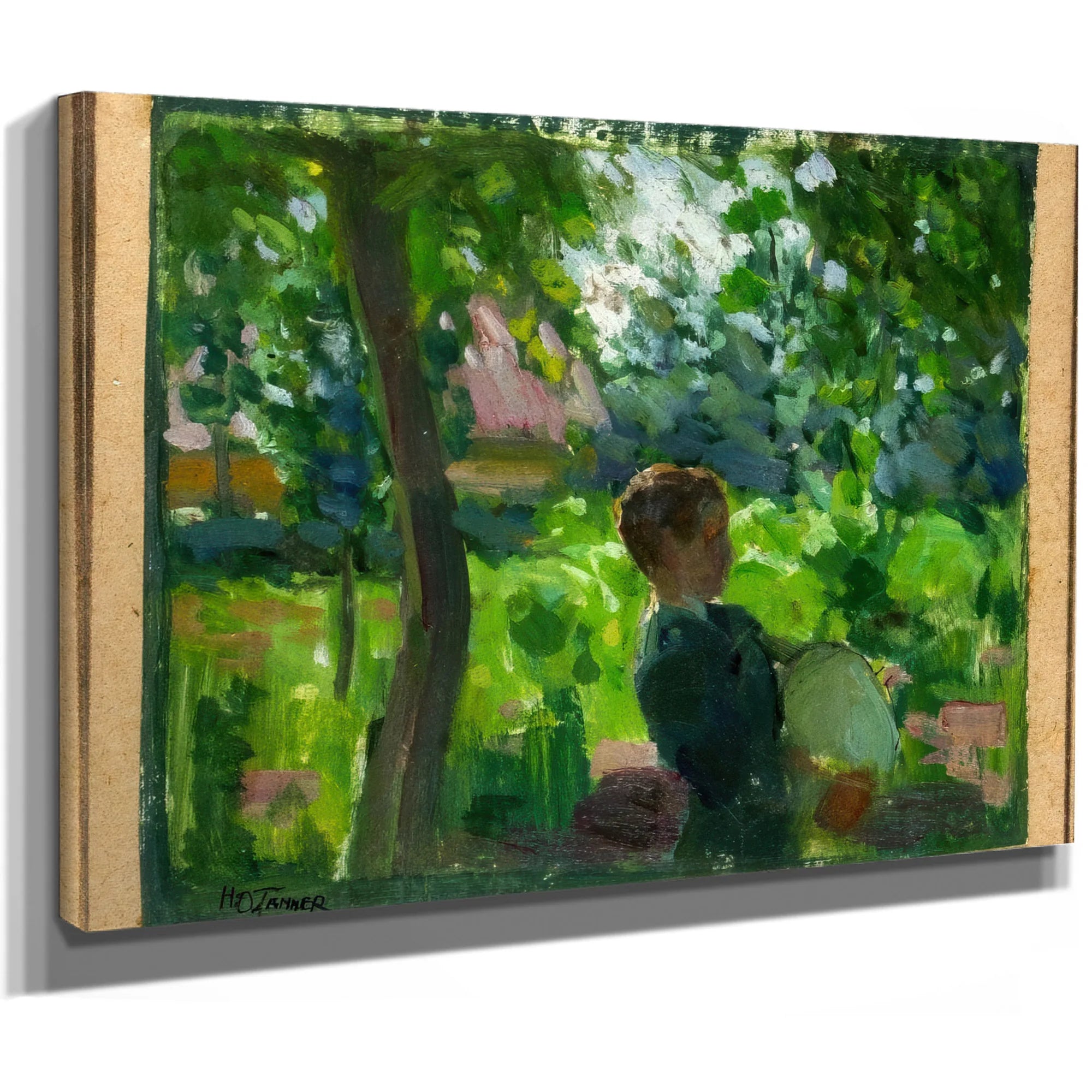 Study For The Bagpipe Lesson By Henry Ossawa Tanner Fine Art Print