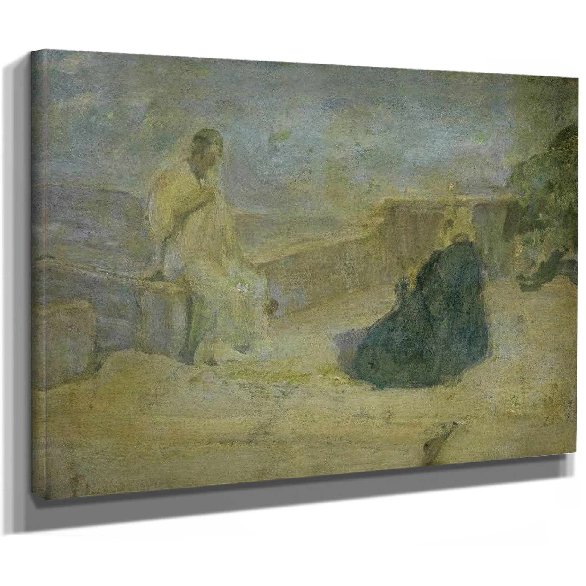 Christ And Nicodemus (Early Study) By Henry Ossawa Tanner Fine Art Print