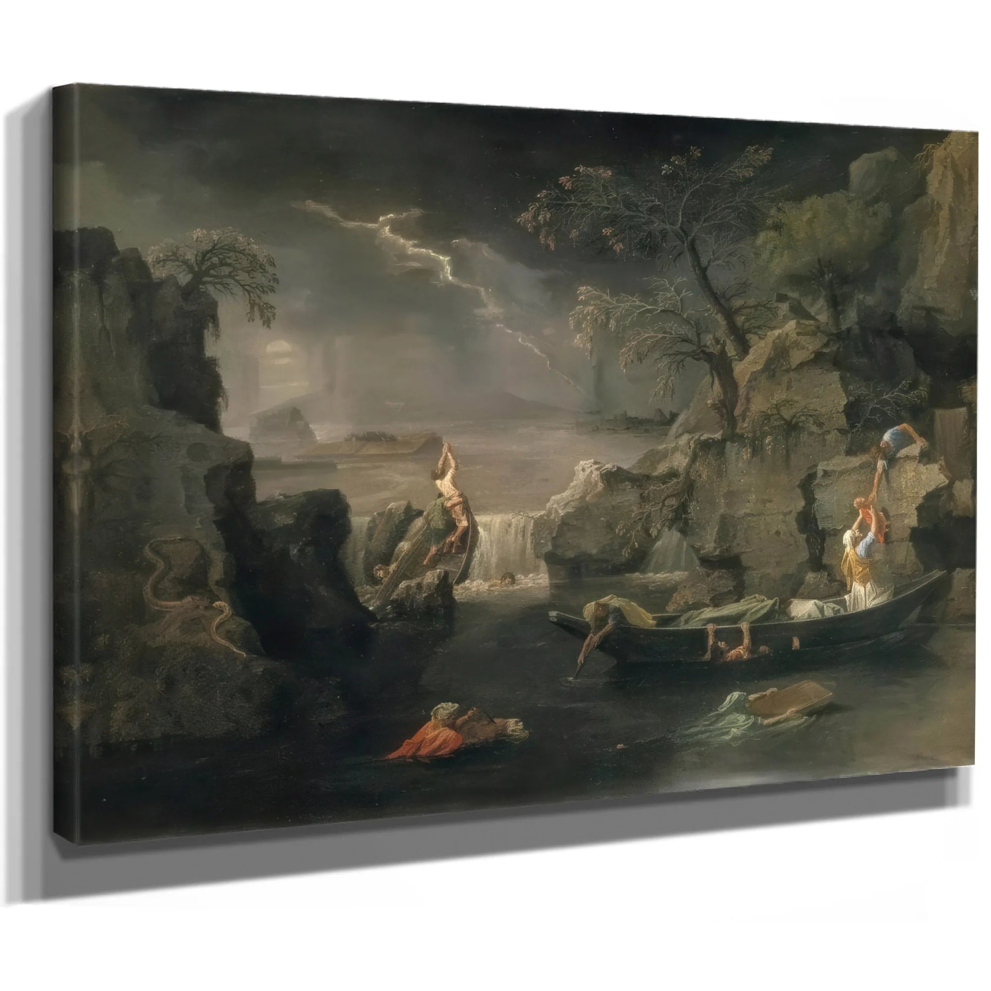 The Four Seasons Winter (The Deluge) By Nicholas Poussin Fine Art Print