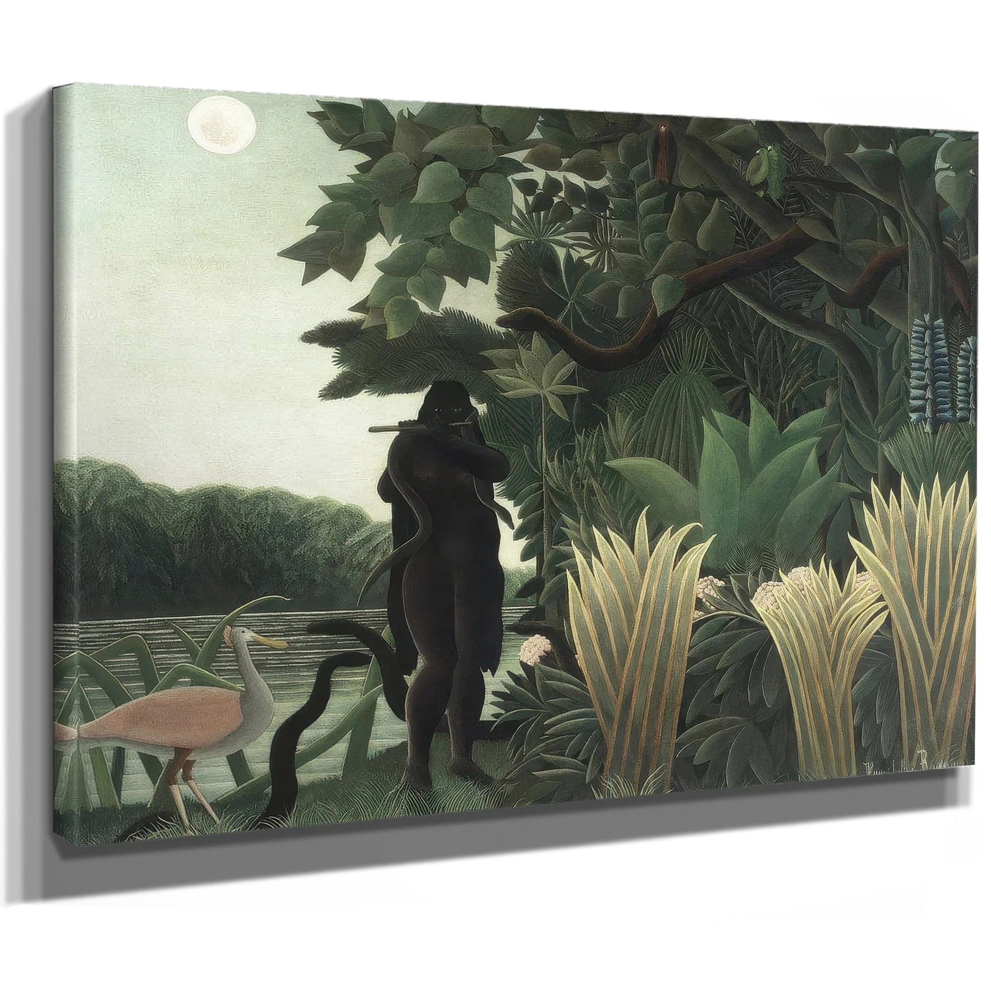La Charmeuse De Serpents By Henri Julien Felix Rousseau Fine Art Print