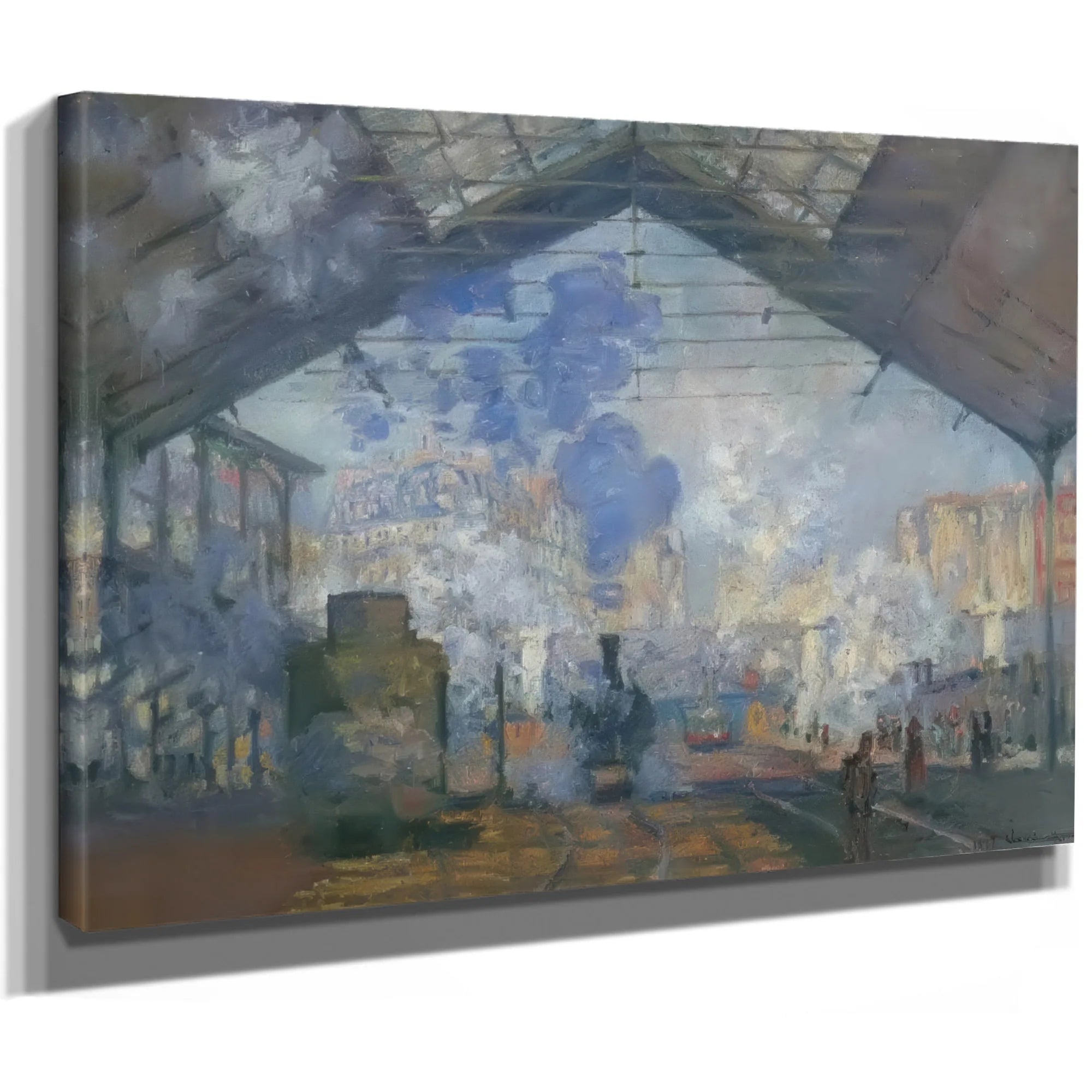 Gare Saint Lazare Paris By Claude Monet Fine Art Print