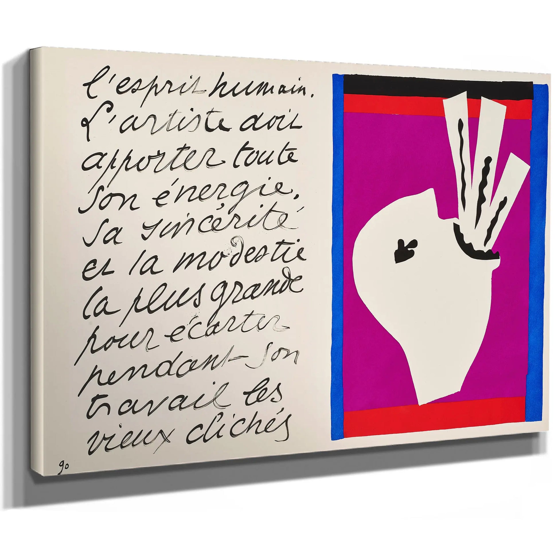 L Avaleur De Sabres (The Sword Swallower) From Jazz by Henri Matisse