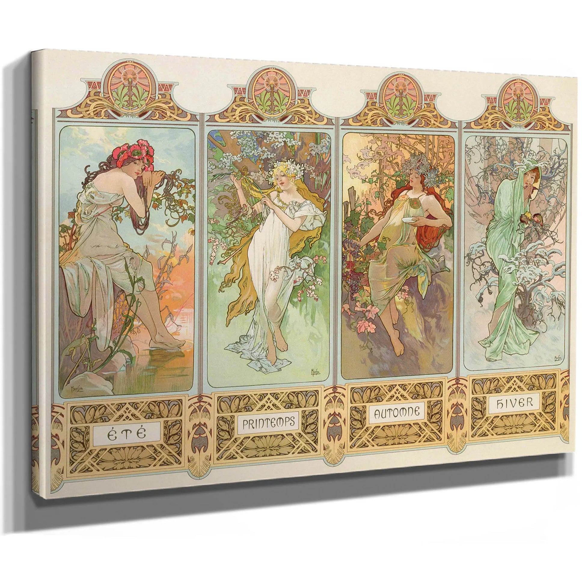 The Seasons by Alphonse Mucha