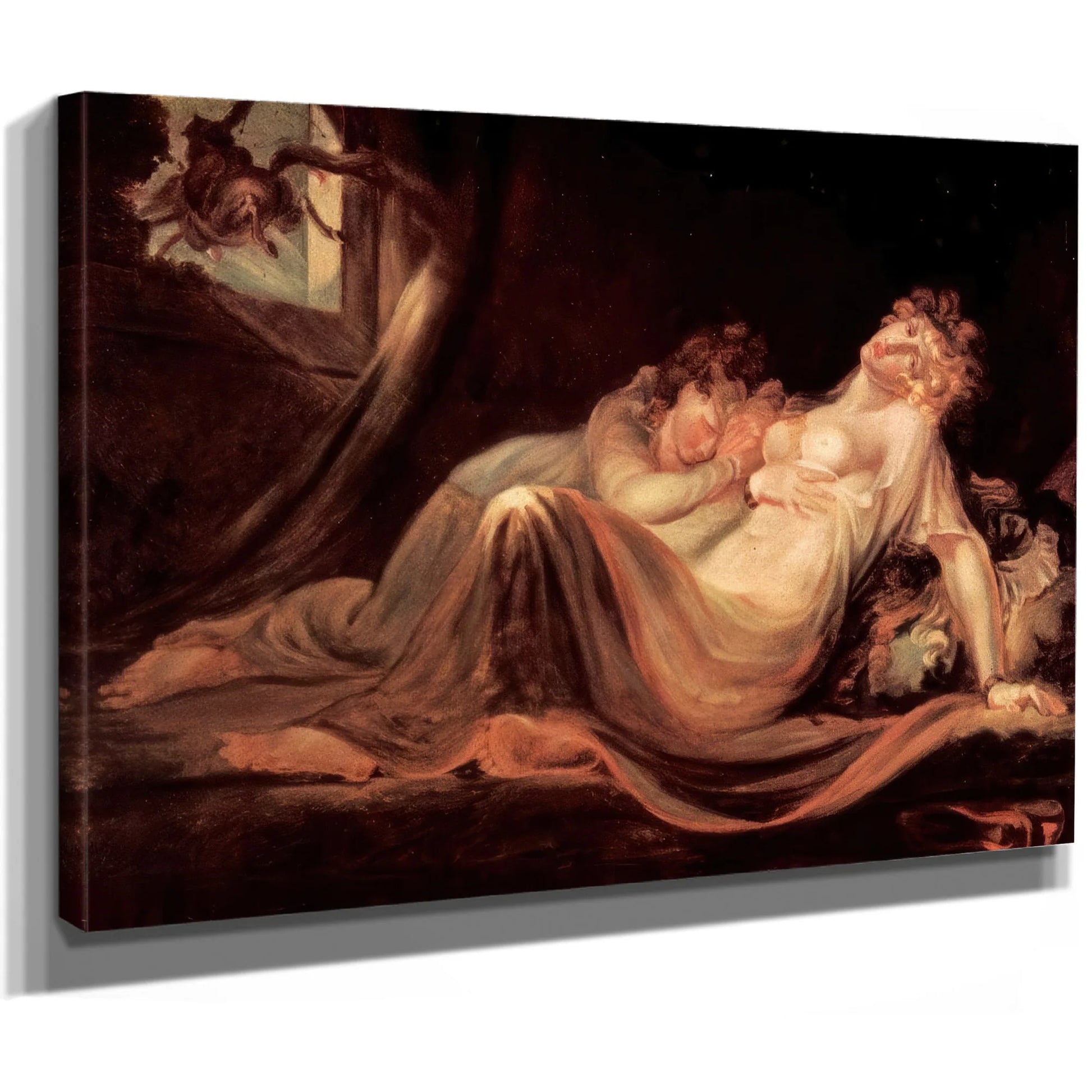 The Incubus Leaving Two Sleeping Women By Henry Fuseli Fine Art Print