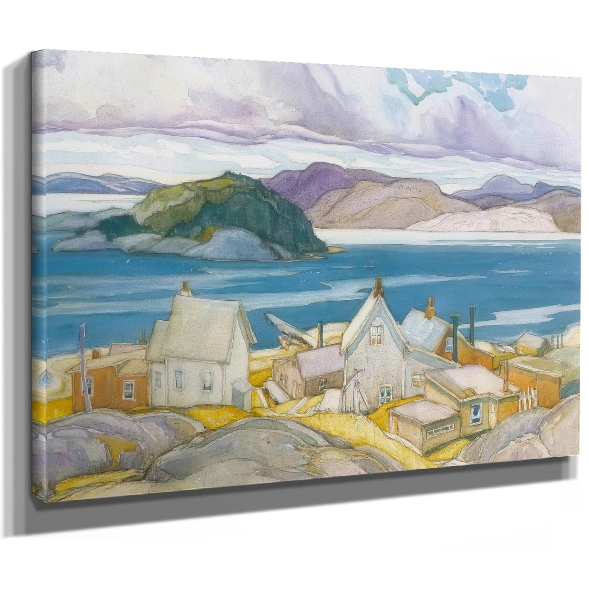 Jackfish Village By Frank Carmichael Fine Art Print