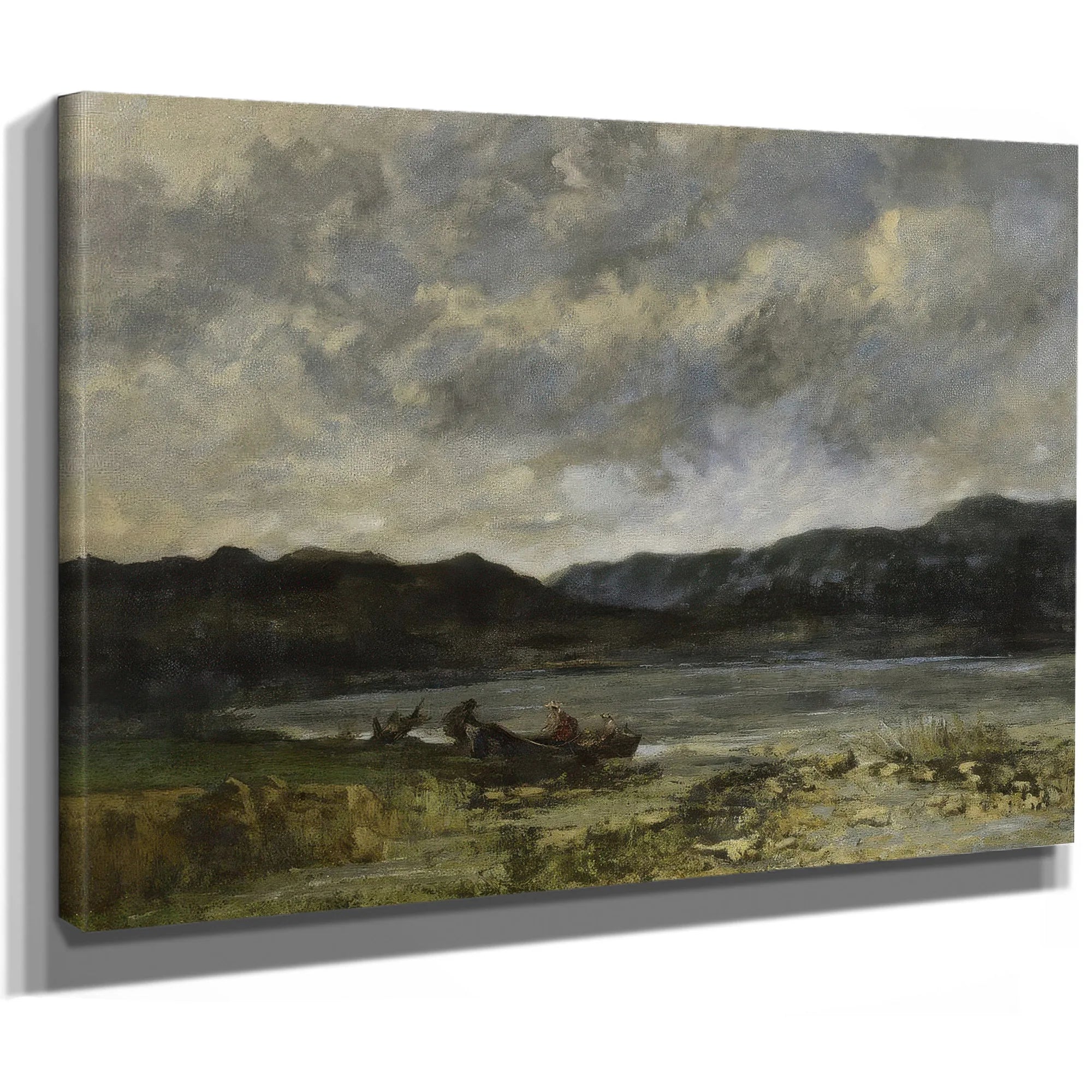 The Lake, Near Saint Point By Jean Desire Gustave Courbet Fine Art Print