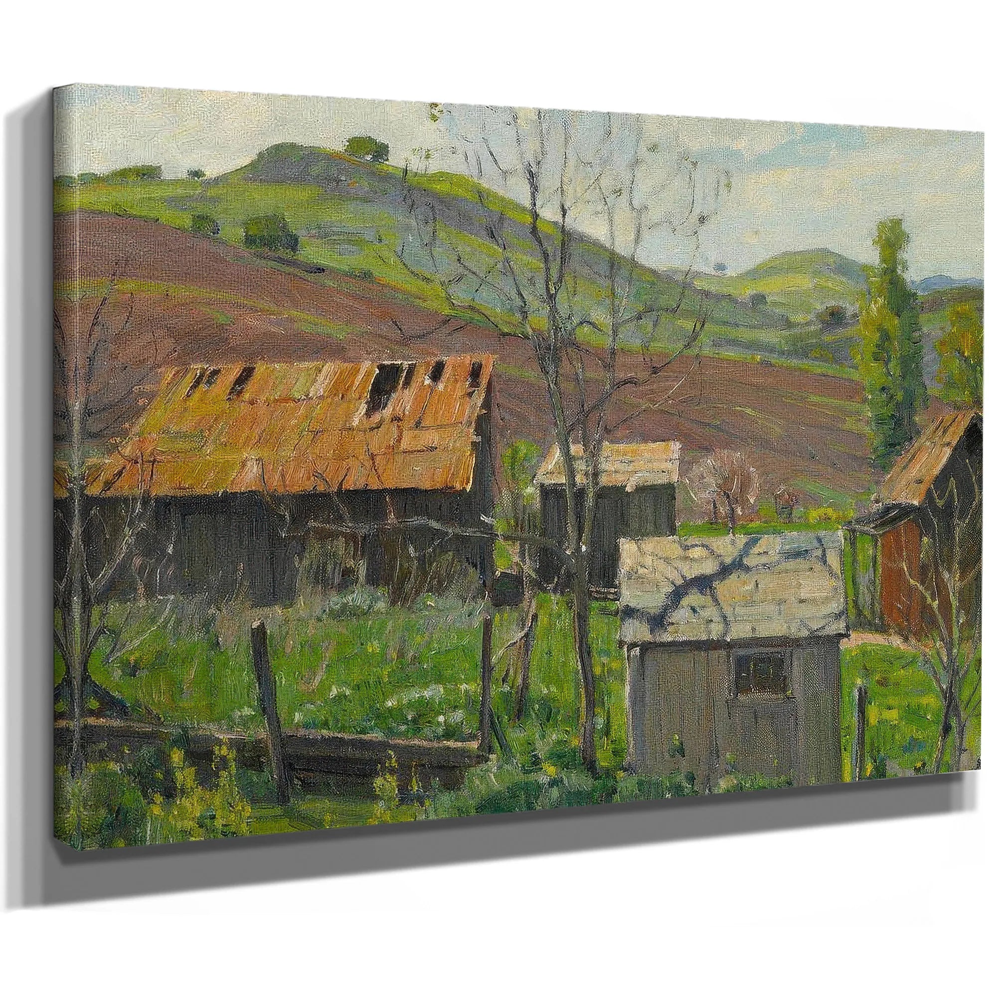Foothill Ranch 1935 By William Wendt Fine Art Print
