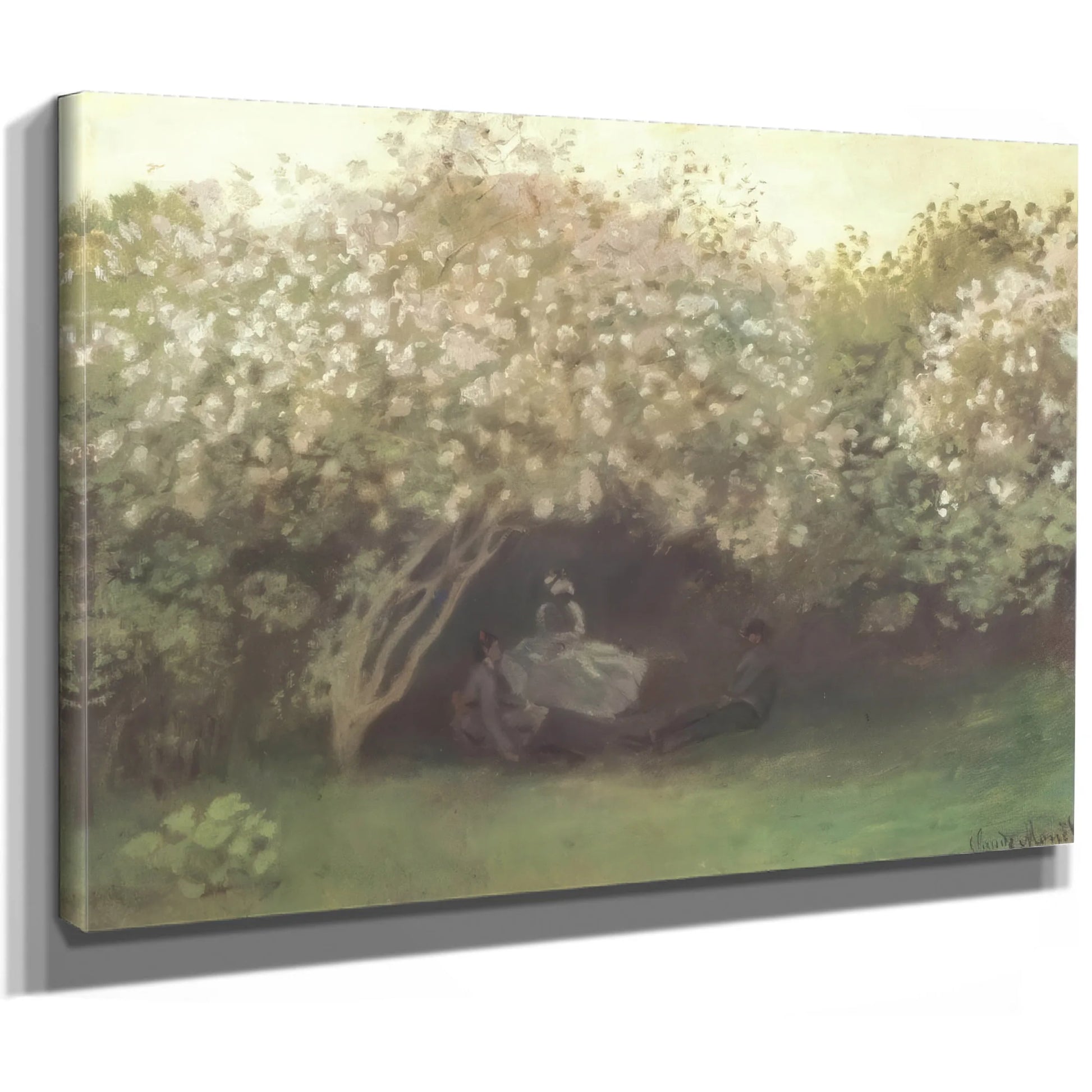 Lilacs Gray Weather By Claude Monet Fine Art Print