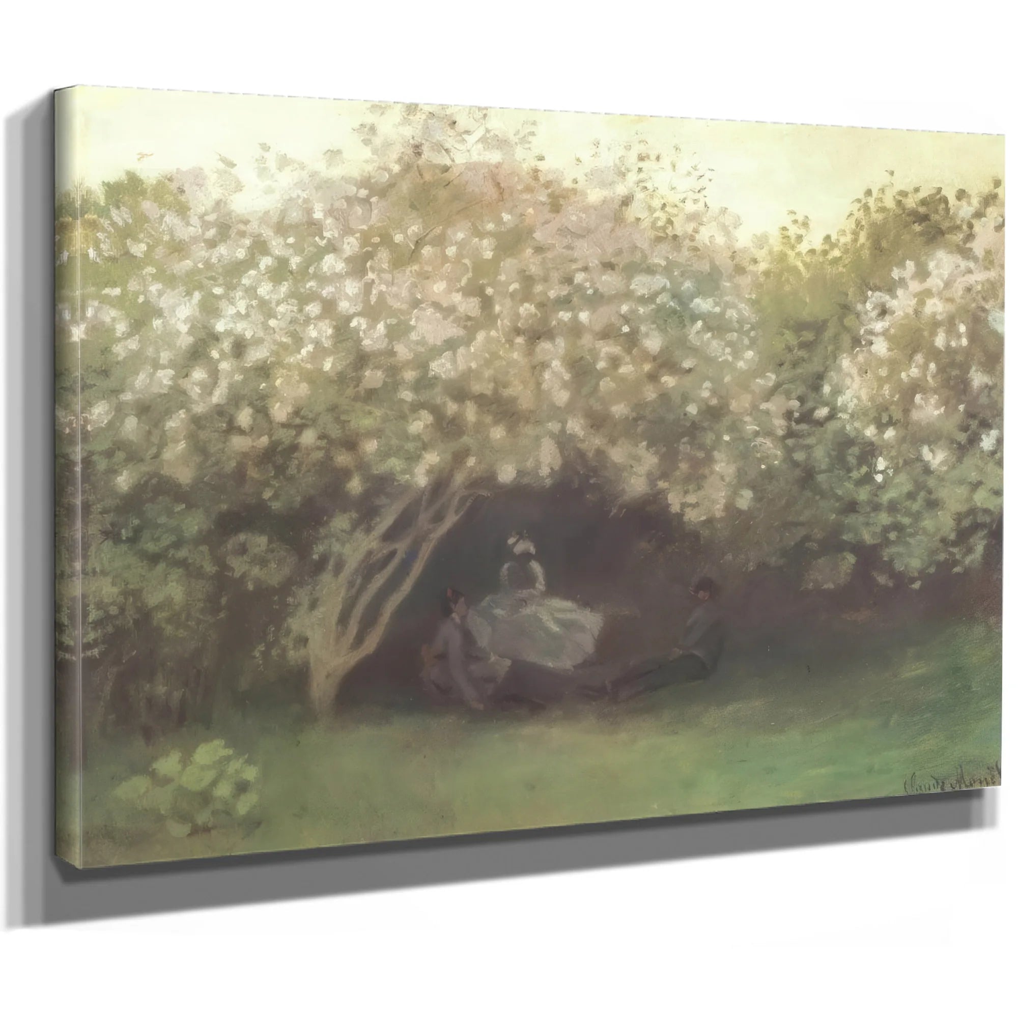 Lilacs Gray Weather By Claude Monet Fine Art Print