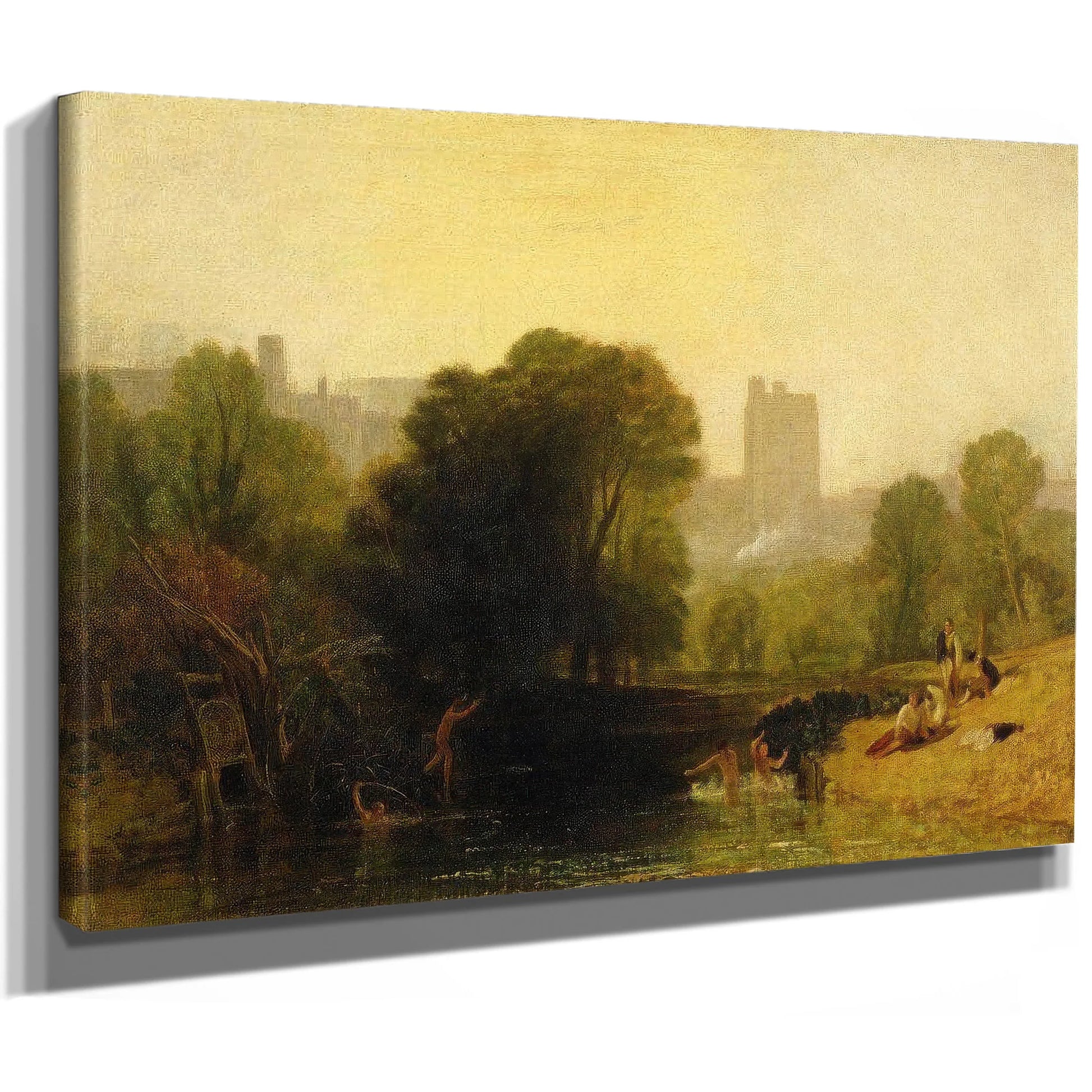 Near The Thames Lock Windsor By Joseph Mallord William Turner Fine Art Print