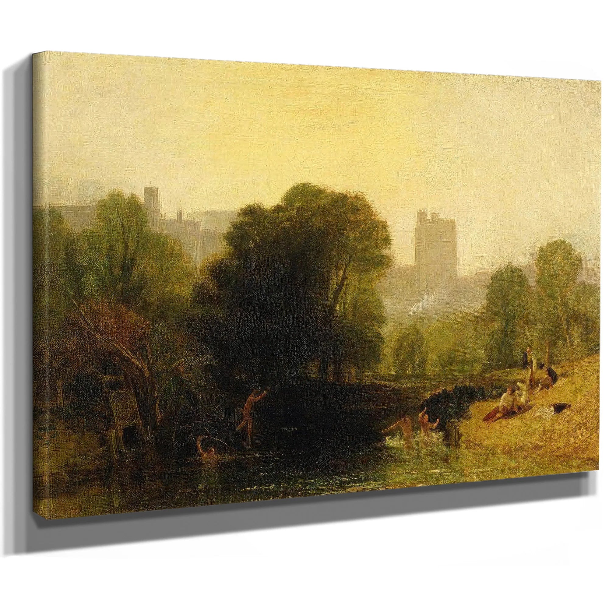 Near The Thames Lock Windsor By Joseph Mallord William Turner Fine Art Print