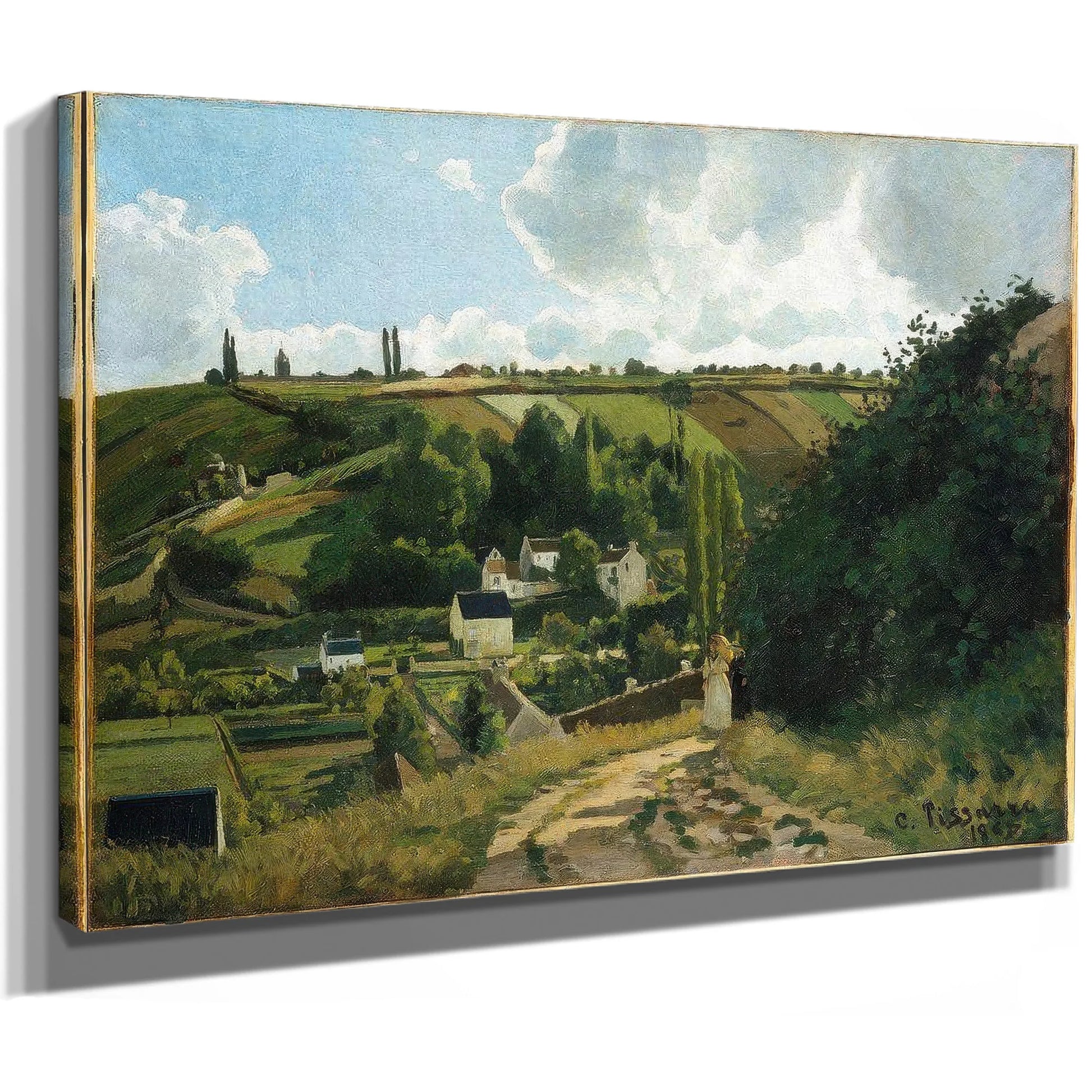 Pissaro Montmarte Day By Camille Pissarro Fine Art Print