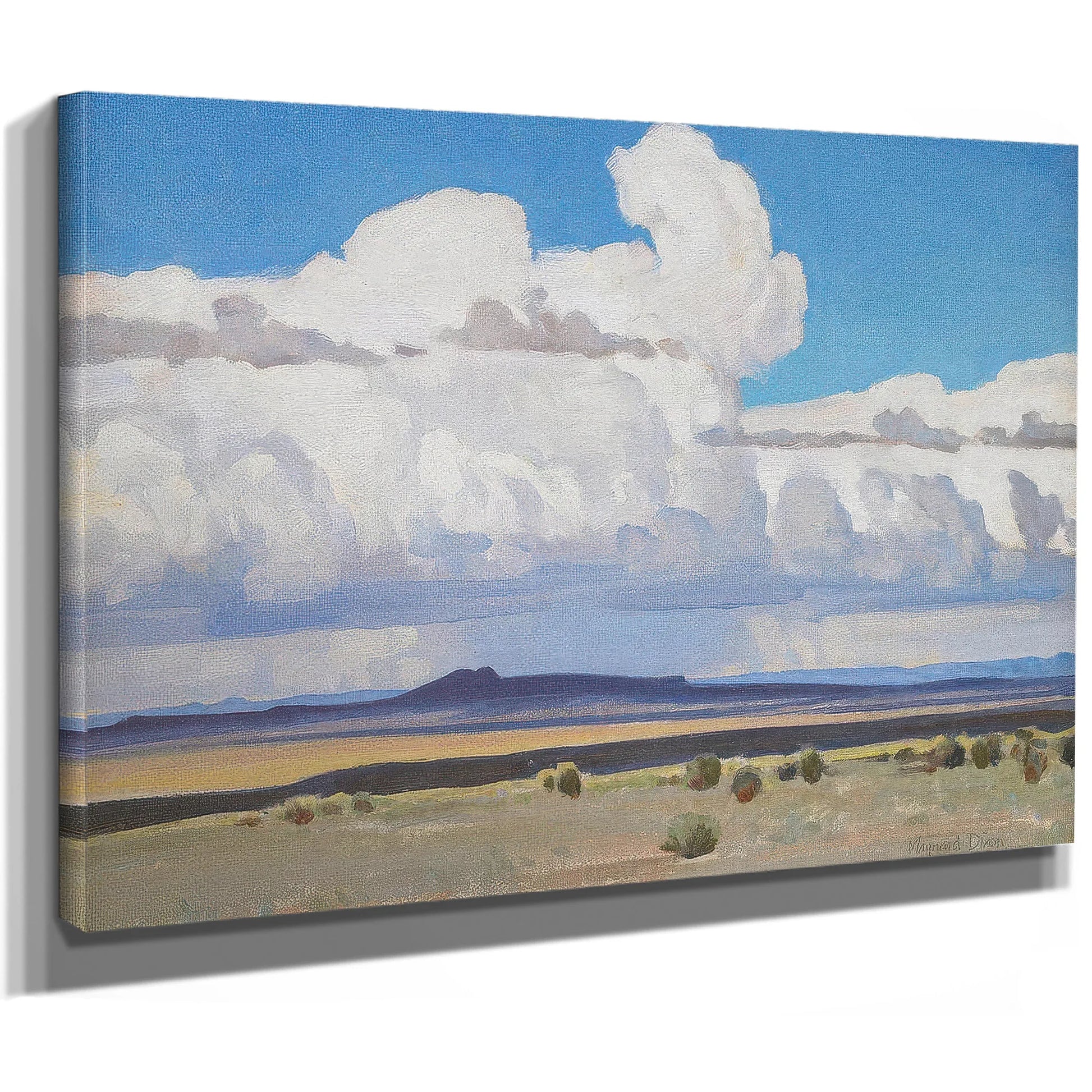 Summer Clouds New Mexico (No. 409) 1931 By Maynard Dixon Fine Art Print