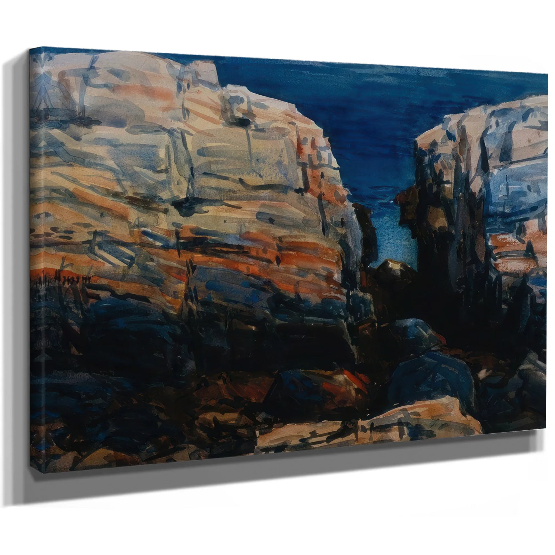The Gorge Appledore By Childe Hassam Fine Art Print