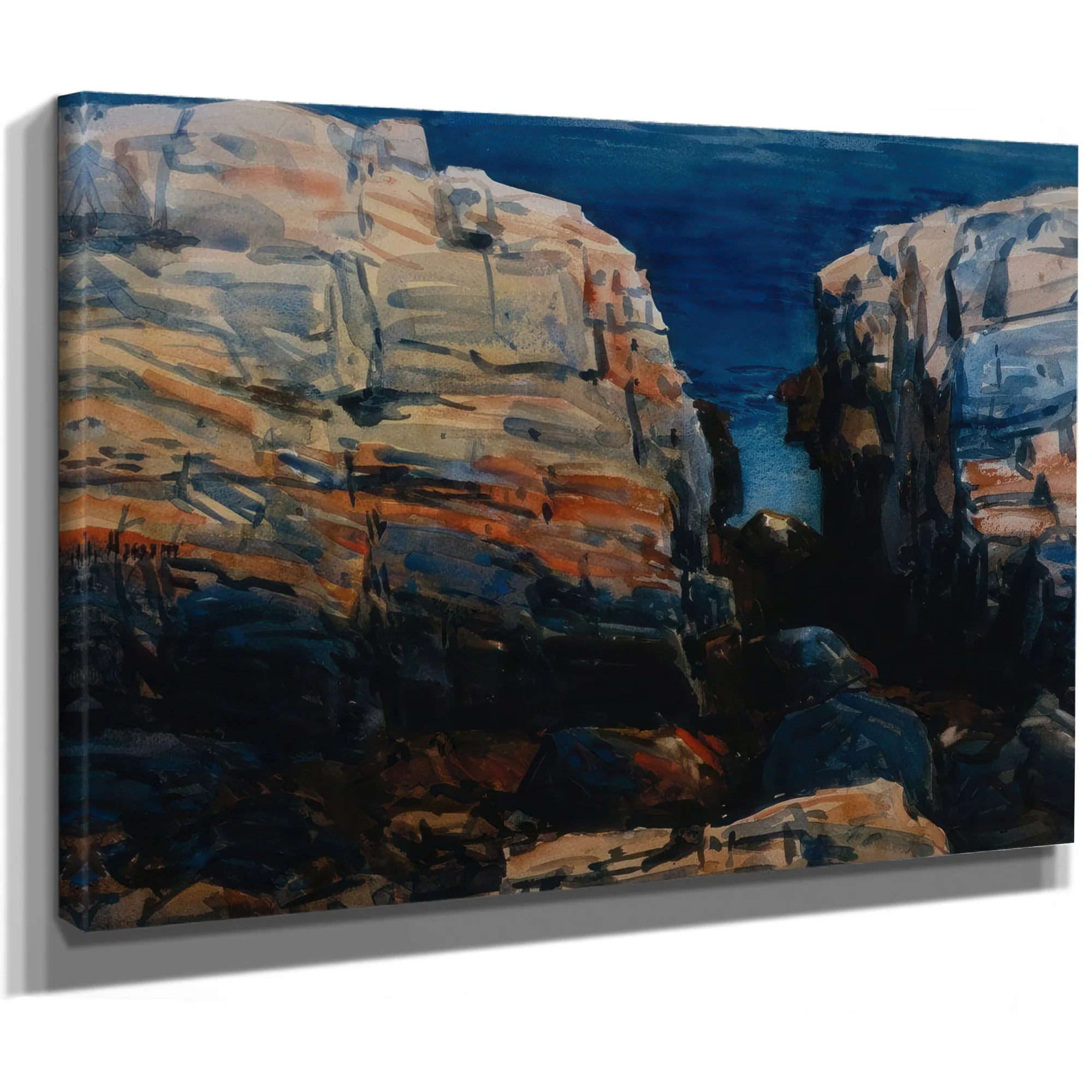 The Gorge Appledore By Childe Hassam Fine Art Print